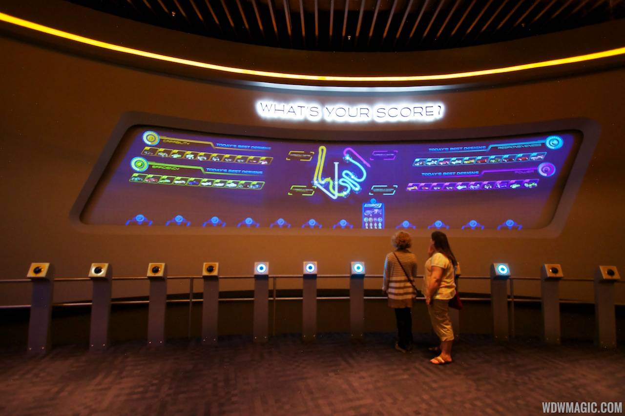 New 2012 Test Track - Post Show high score board
