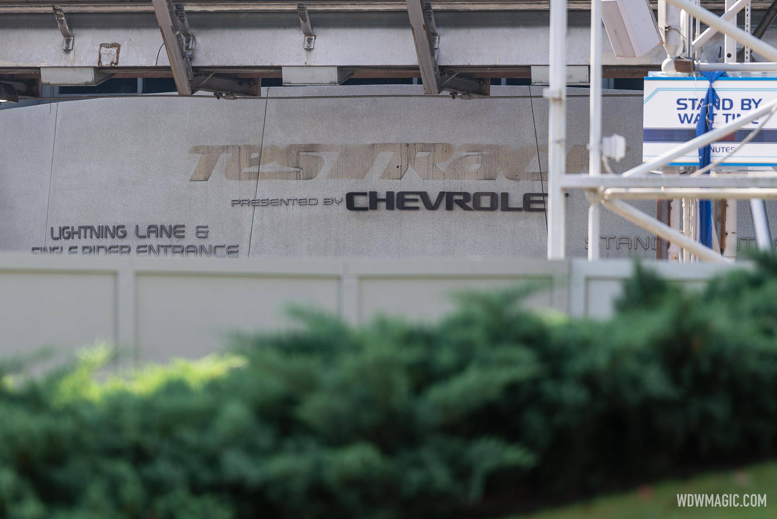 Test Track refurbishment - August 9 2024