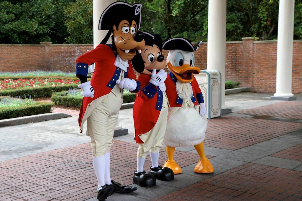 Donald Duck, Goofy and Mickey Mouse