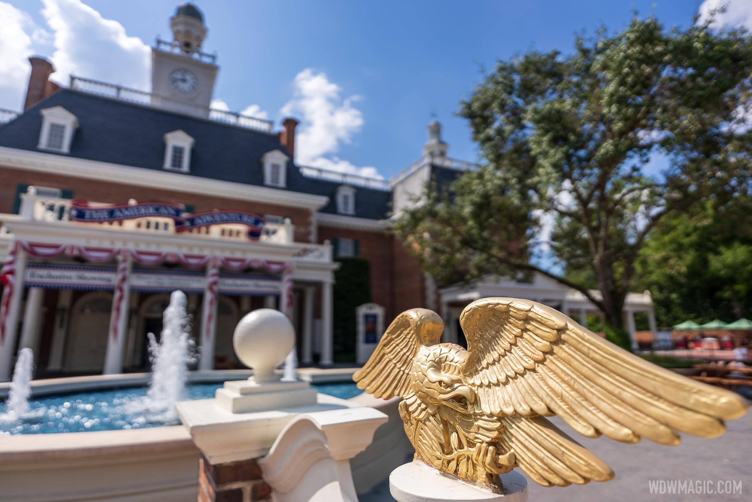 A third reopening date set for The American Adventure at EPCOT
