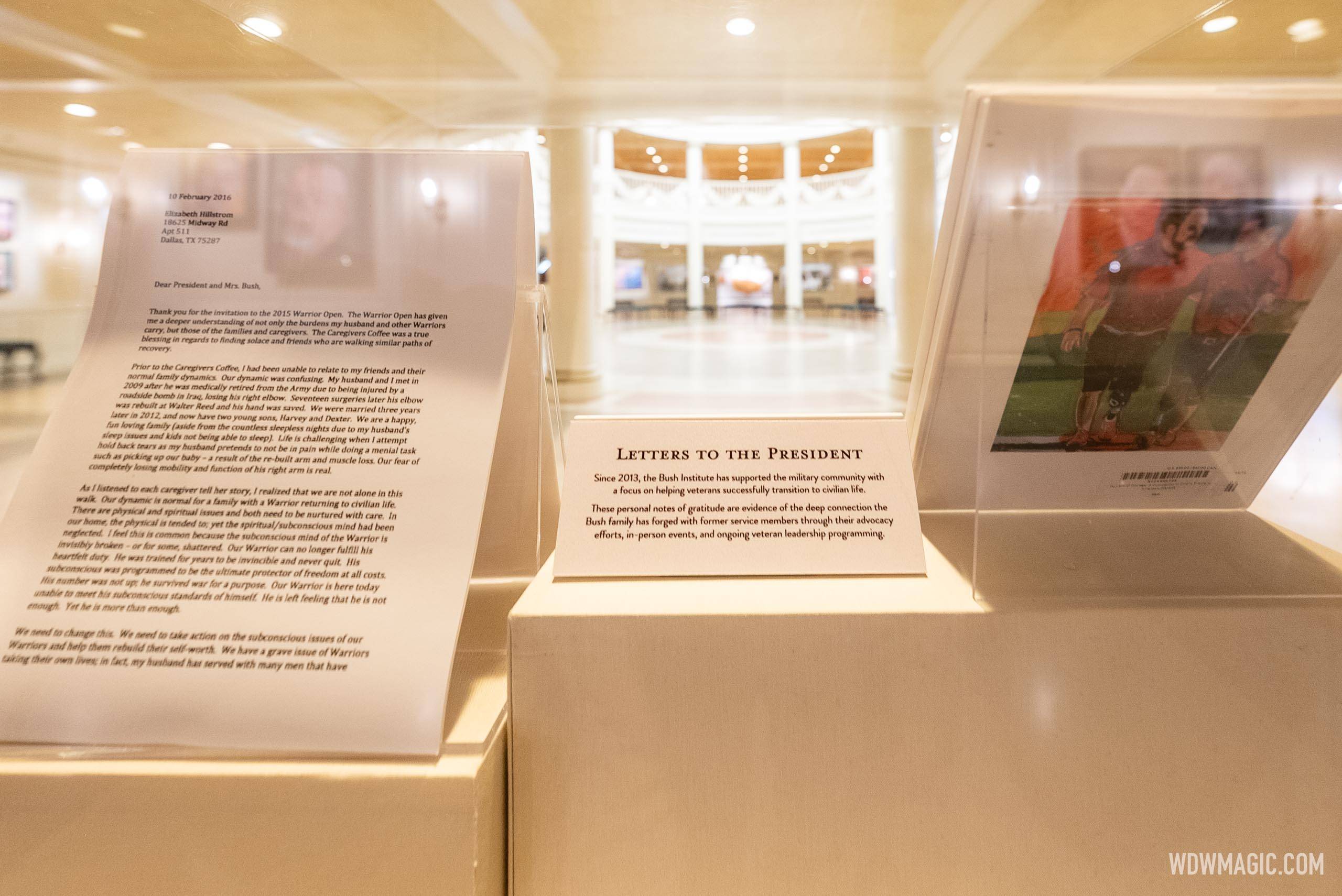 George W. Bush's 'Portraits of Courage' at EPCOT