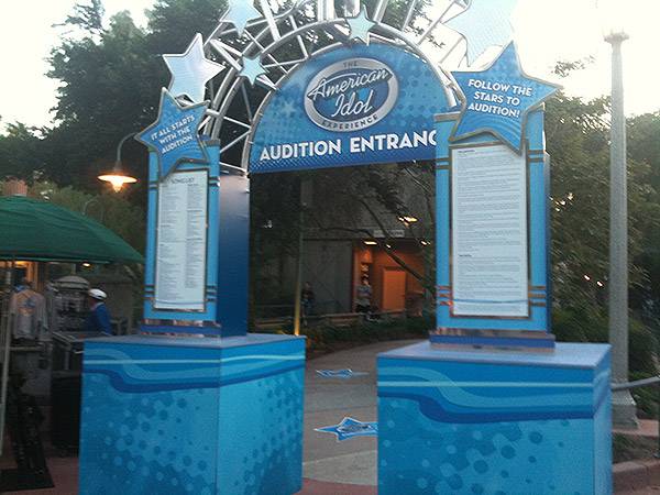 Second American Idol Experience Audition Entrance