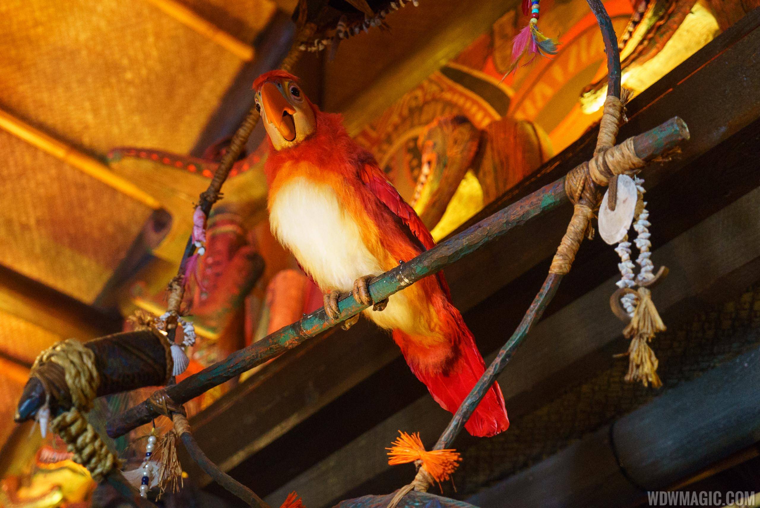 Walt Disney's Enchanted Tiki Room audio-animatronic figure
