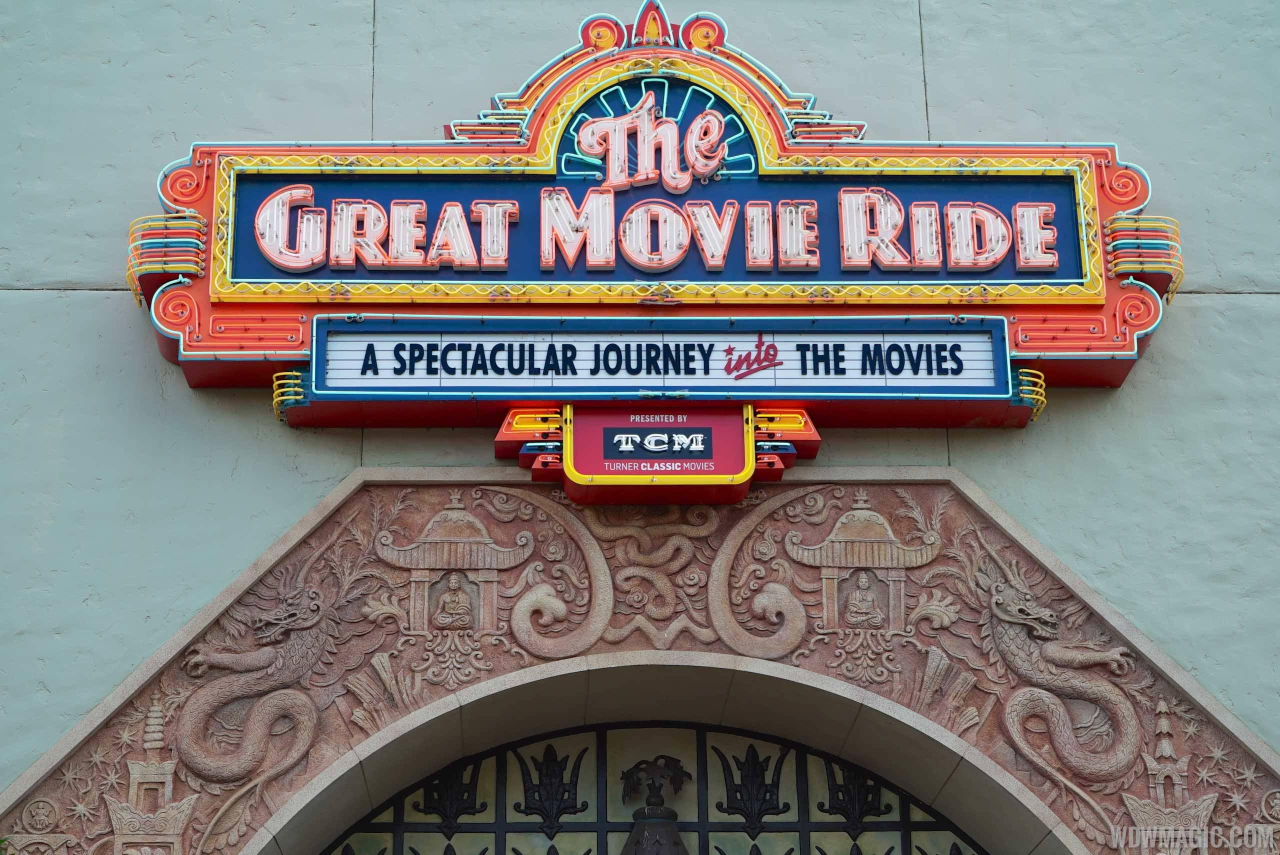 The Great Movie Ride TCM updates - New exterior signage