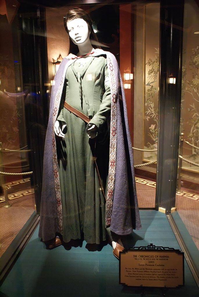 New costumes on display in the Great Movie Ride preshow