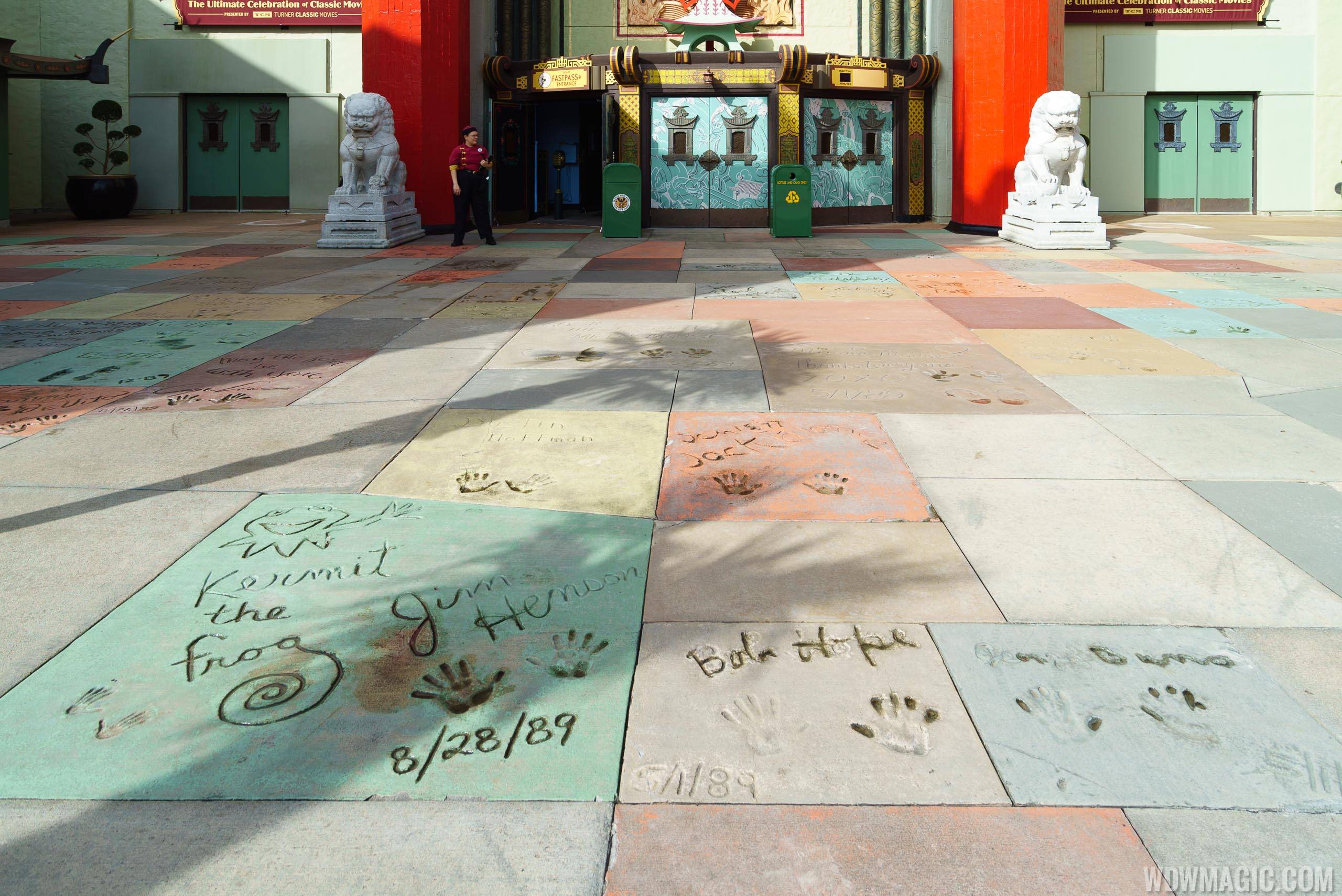 The Great Movie Ride - Hand prints