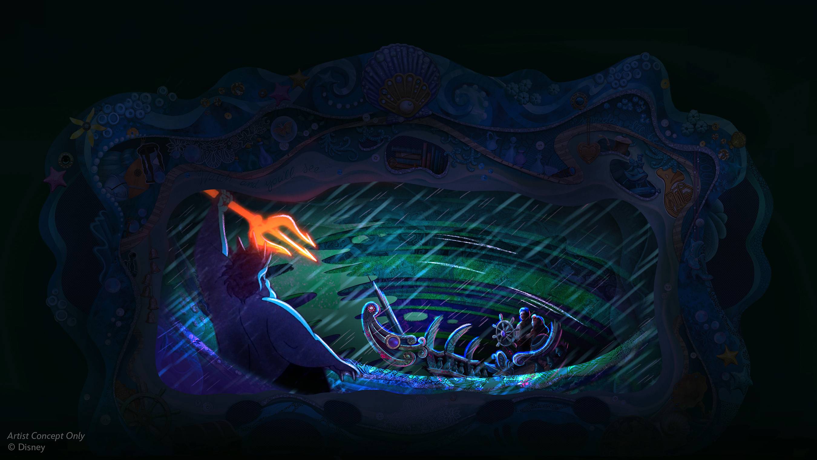The Little Mermaid - A Musical Adventure concept art