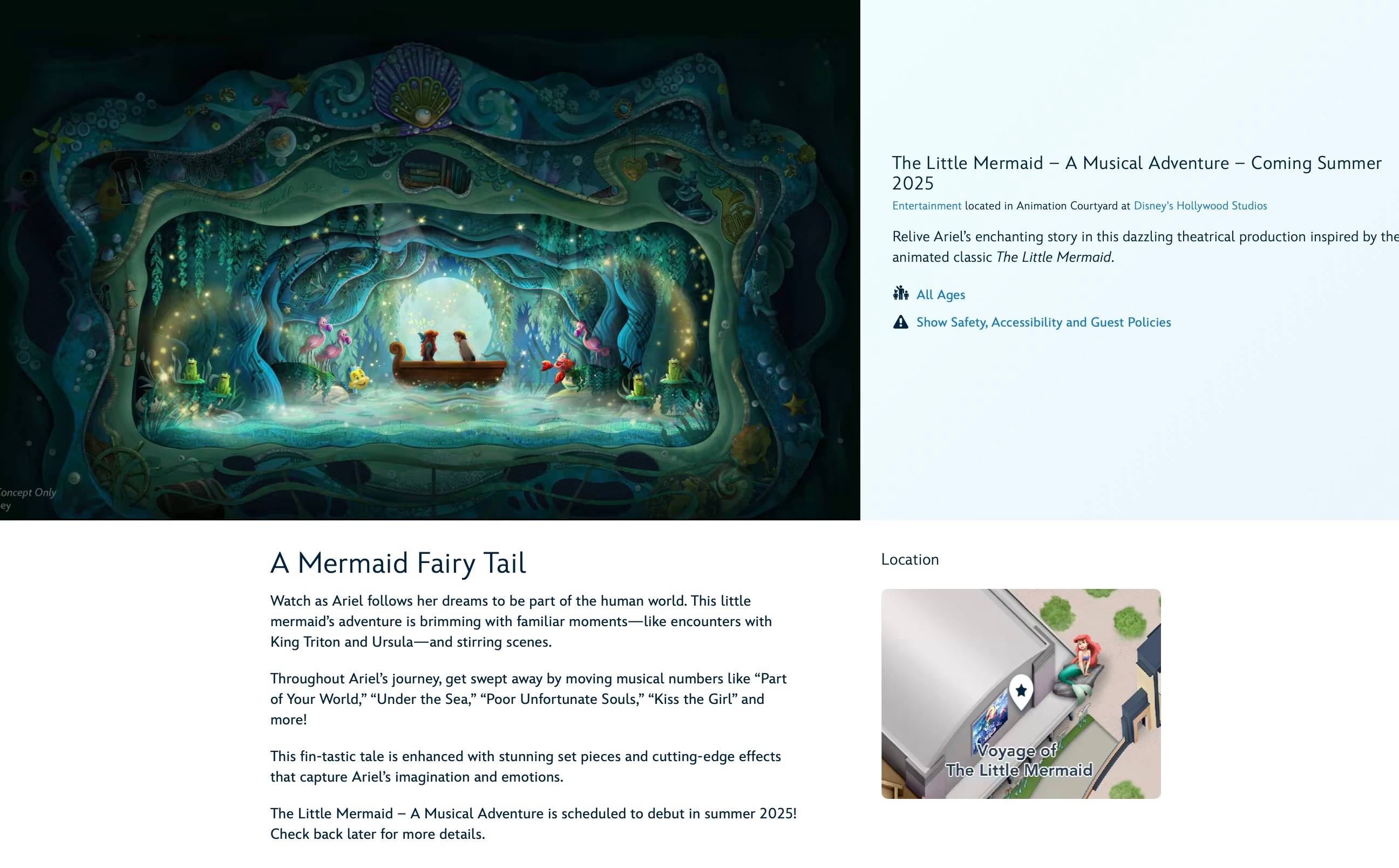 The Little Mermaid - A Musical Adventure Official Web Page