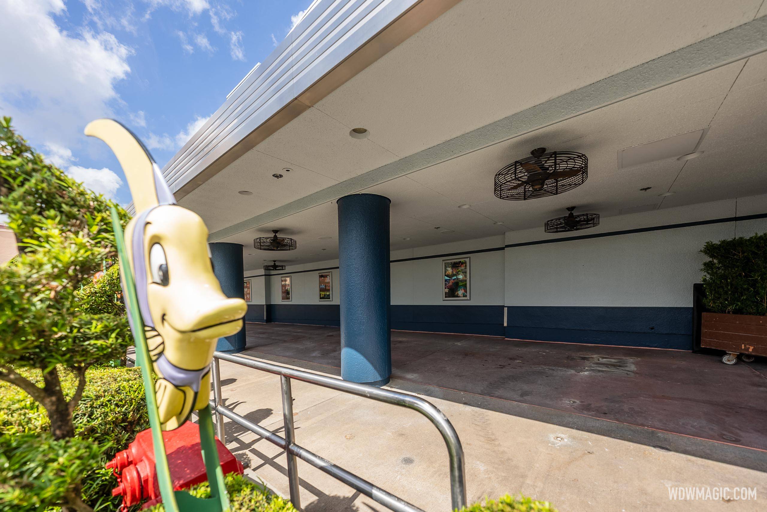 The Little Mermaid - A Musical Adventure Queue Area Being Readied at Disney's Hollywood Studios
