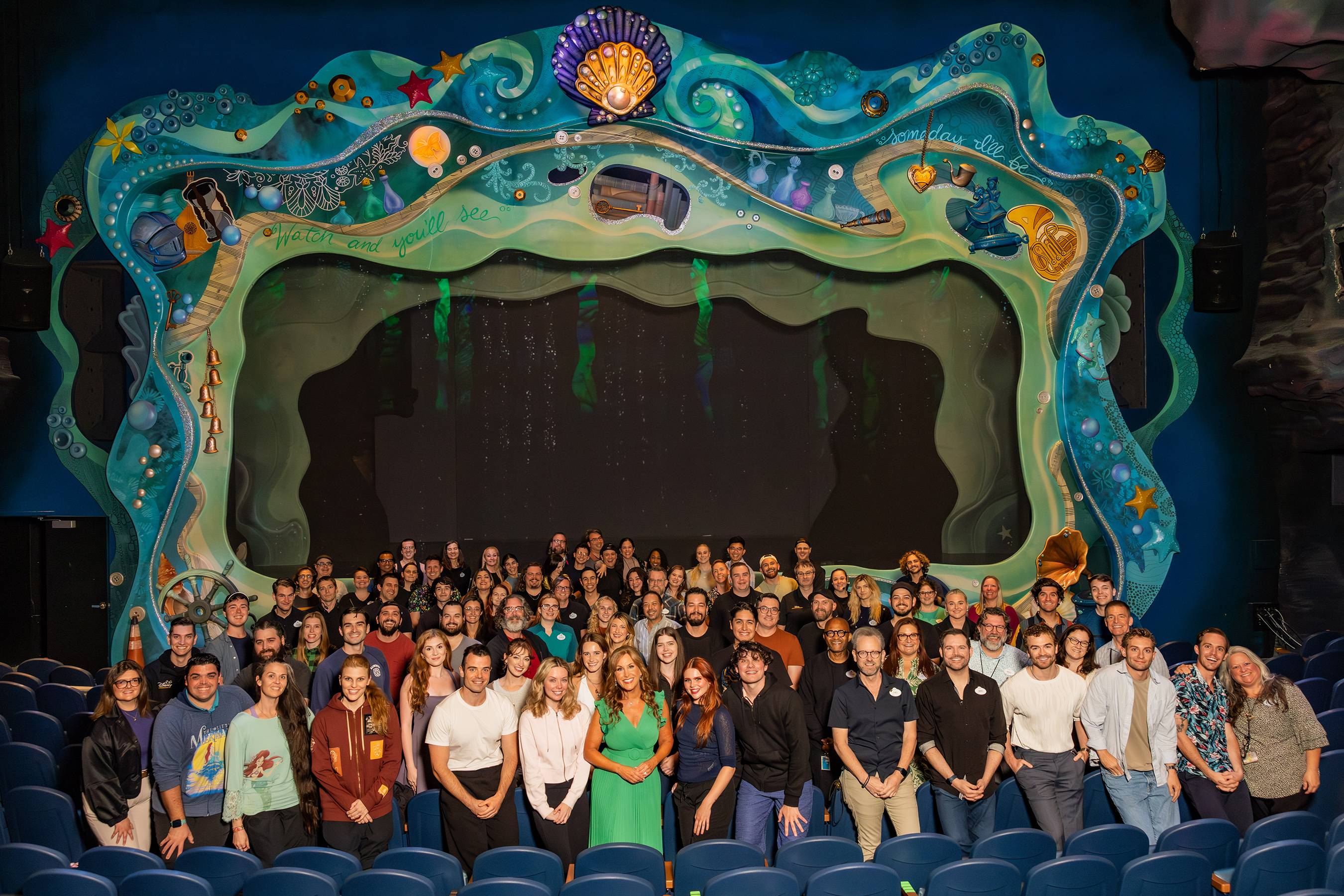 Jodi Benson Surprised Cast of The Little Mermaid - A Musical Adventure