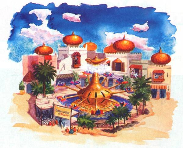 New concept art for Aladdin