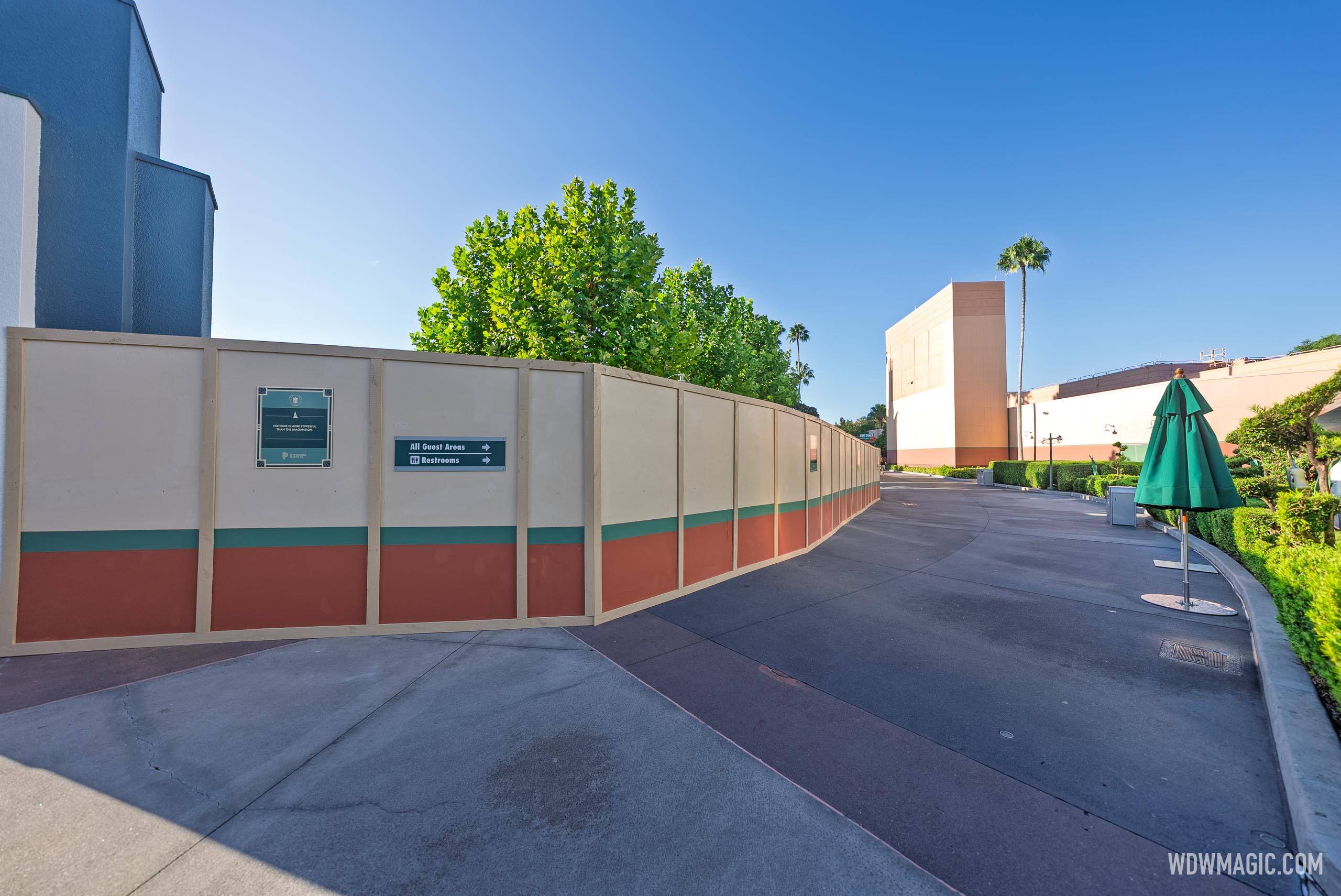 Animation Courtyard Construction Walls - September 25, 2025
