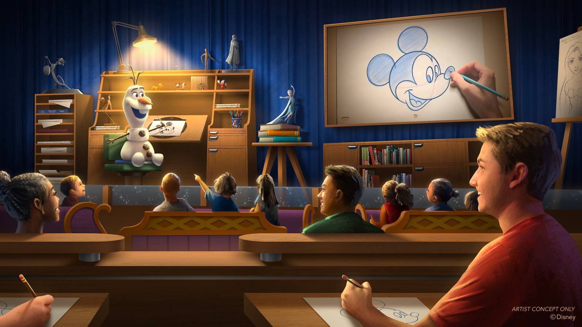 Disney Reveals Audio-Animatronic Olaf for New Animation Academy