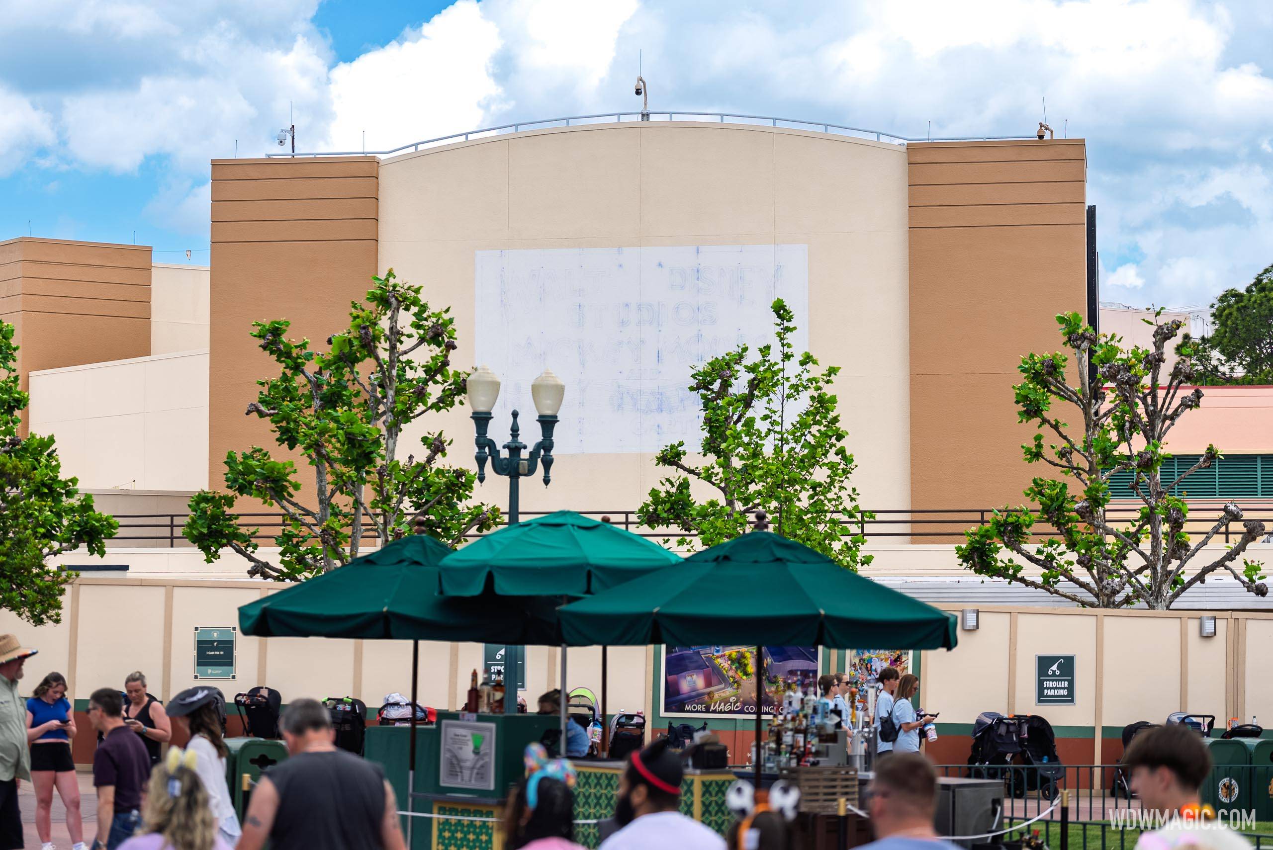 Silly Symphony Mural: Studio Theater Getting Vintage 1930s Disney Signage
