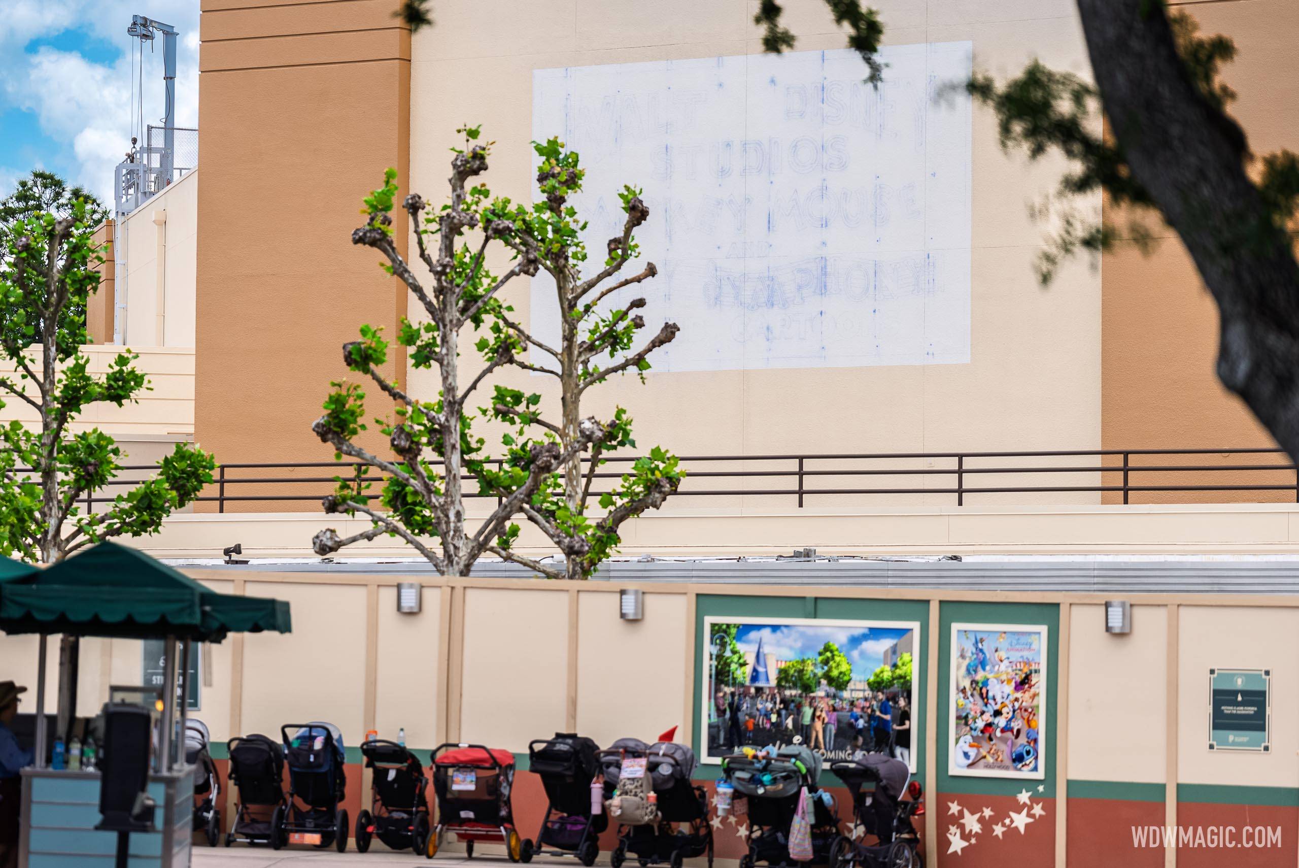 Silly Symphony Mural: Studio Theater Getting Vintage 1930s Disney