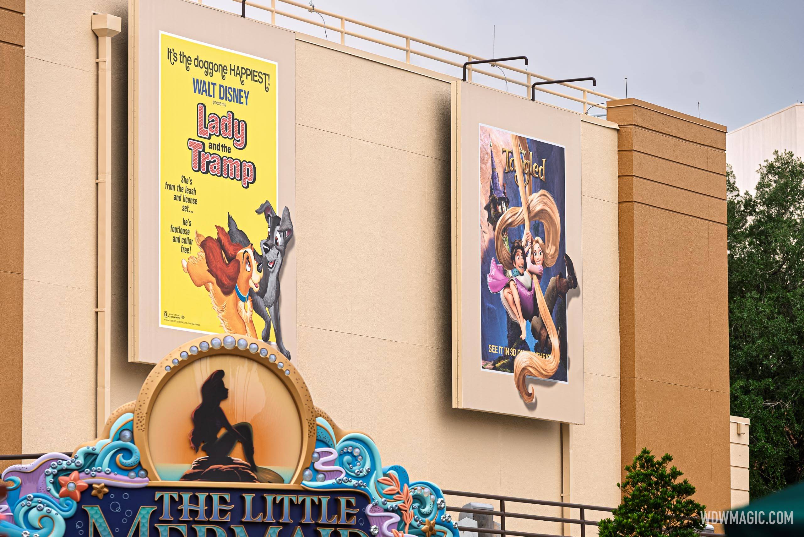 New Posters, Signs, and Murals: Hollywood Studios Courtyard Progress Photos - May 12 2026