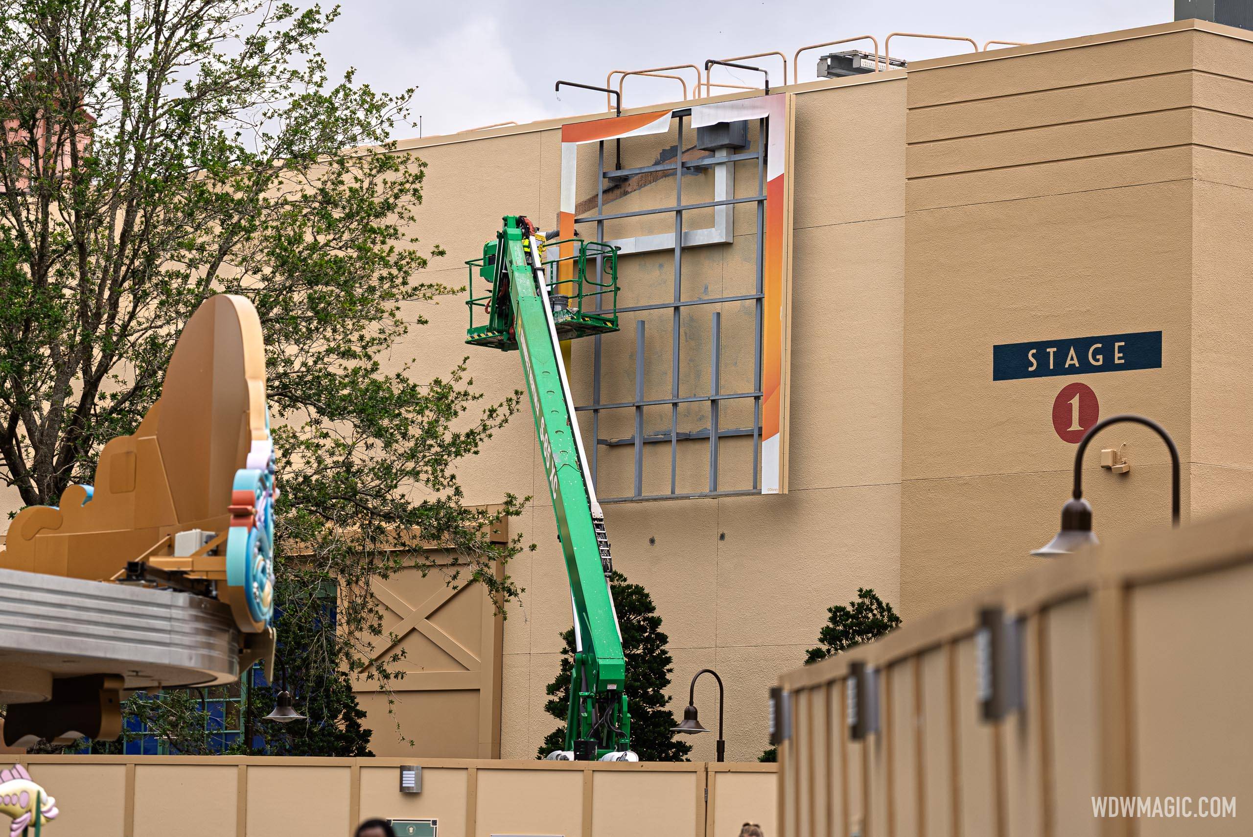 New Posters, Signs, and Murals: Hollywood Studios Courtyard Progress Photos - May 12 2026