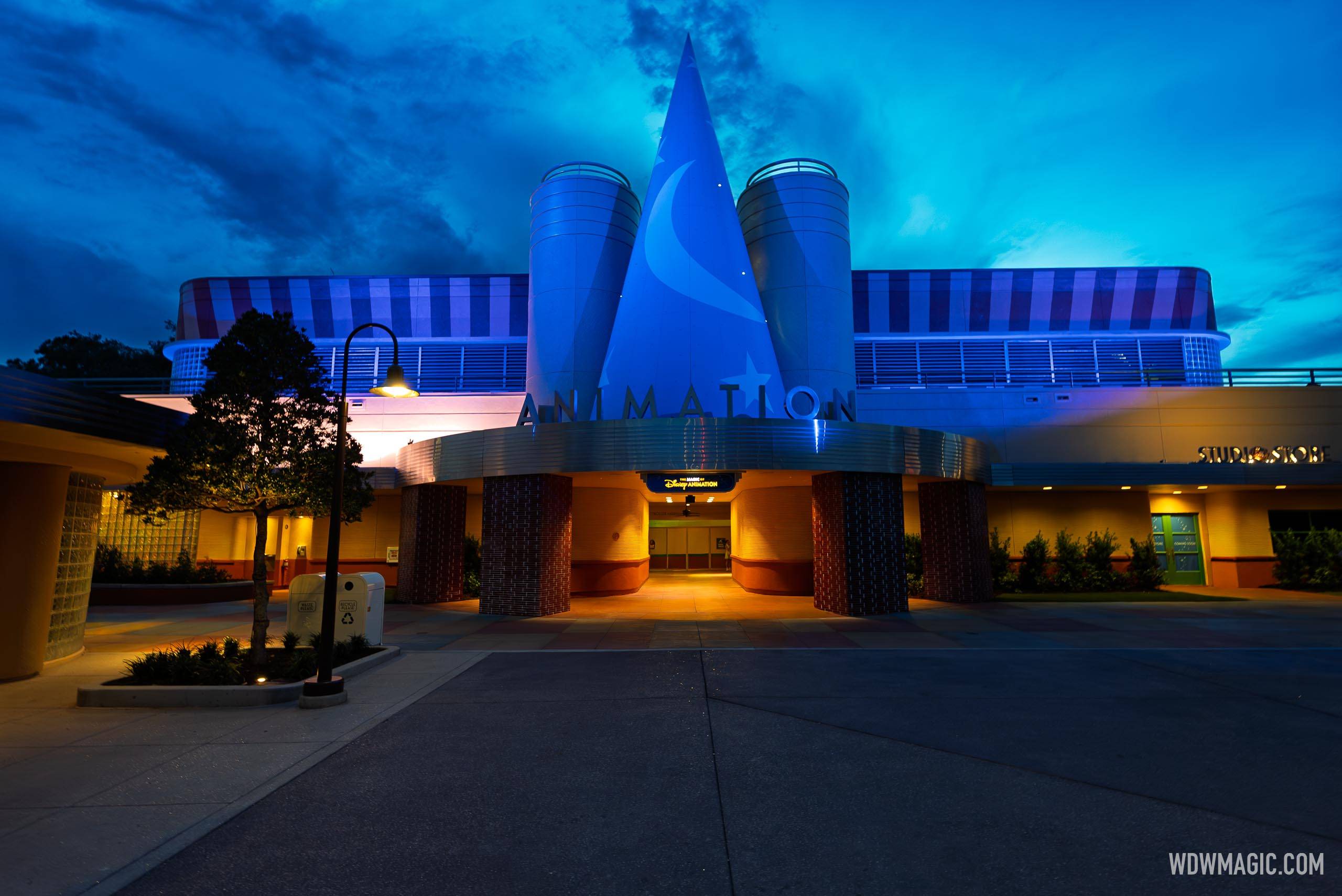 Walt Disney Studios Courtyard After Dark: Nighttime Photos