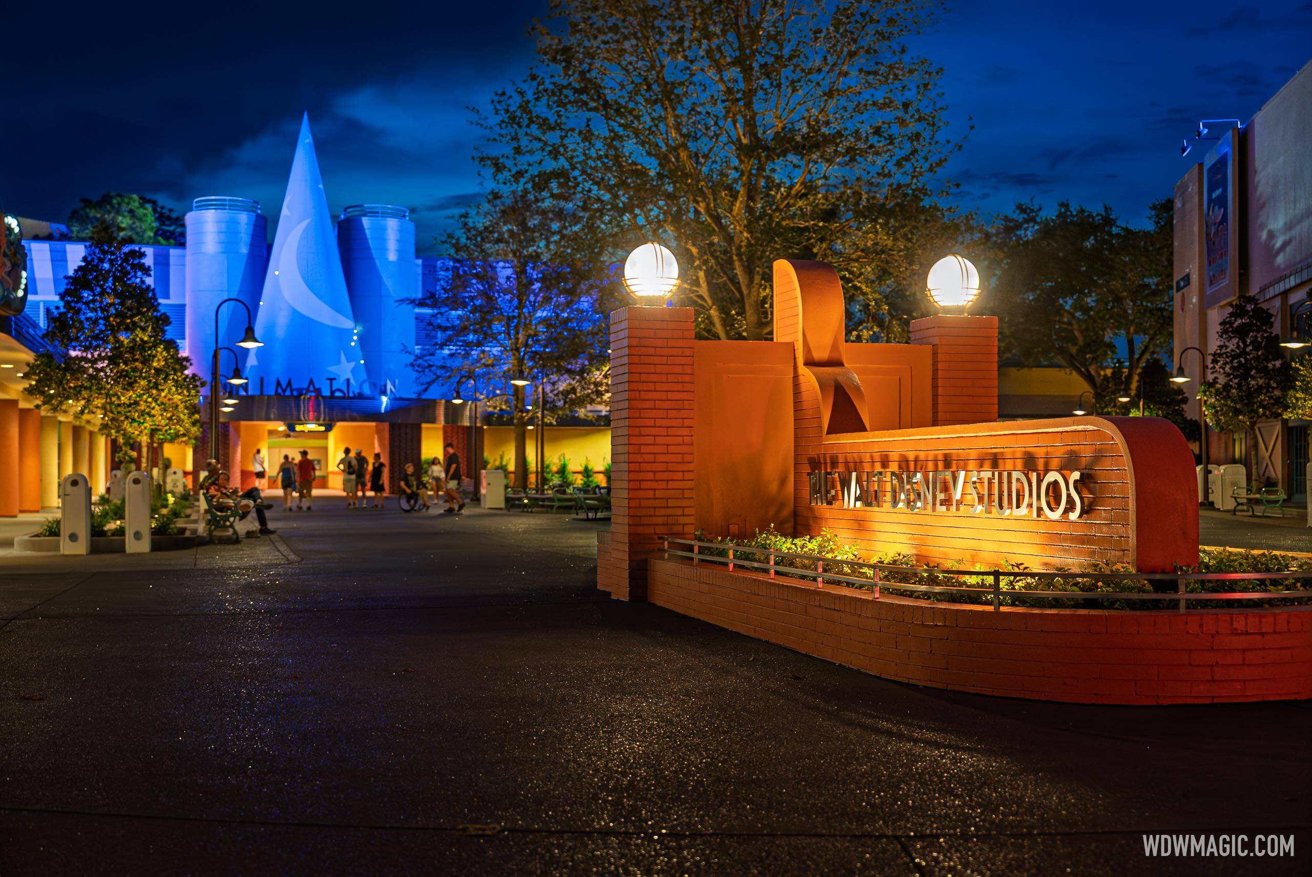 Walt Disney Studios Courtyard After Dark: Nighttime Photos