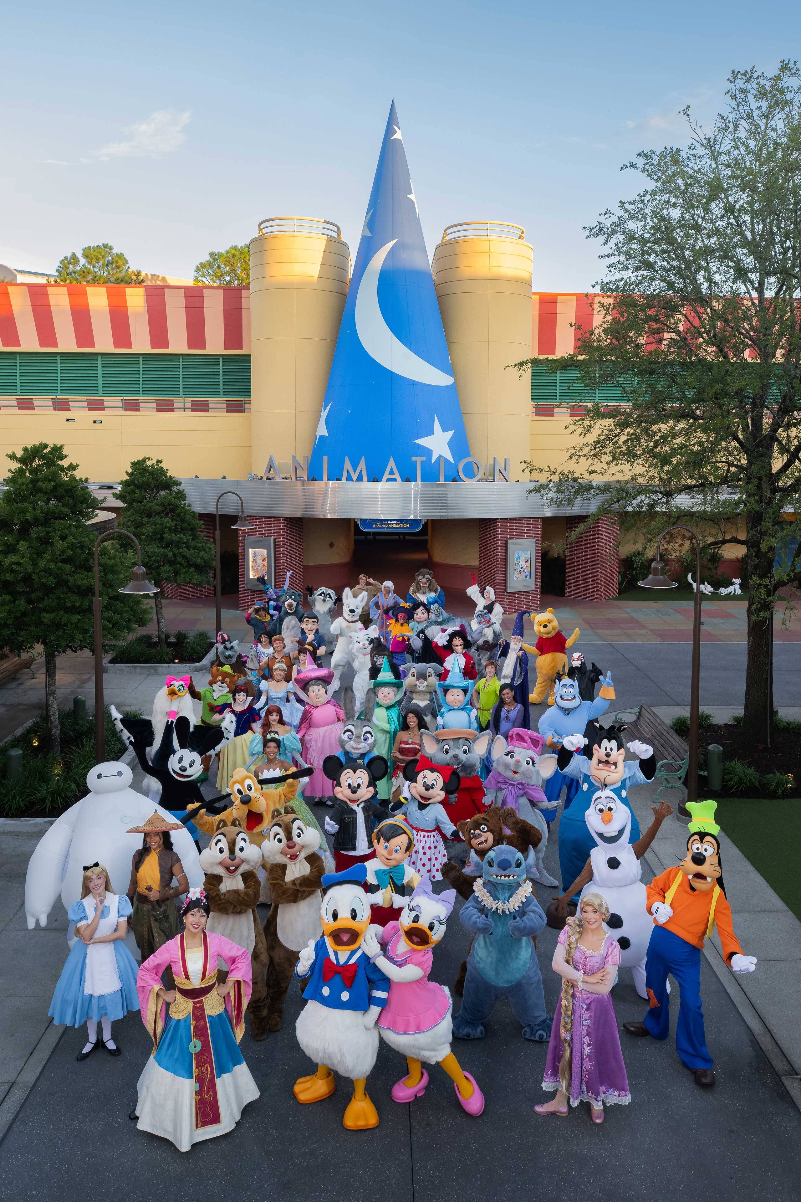 Magic of Disney Animation Opening Day: The 60-Character Group Photo