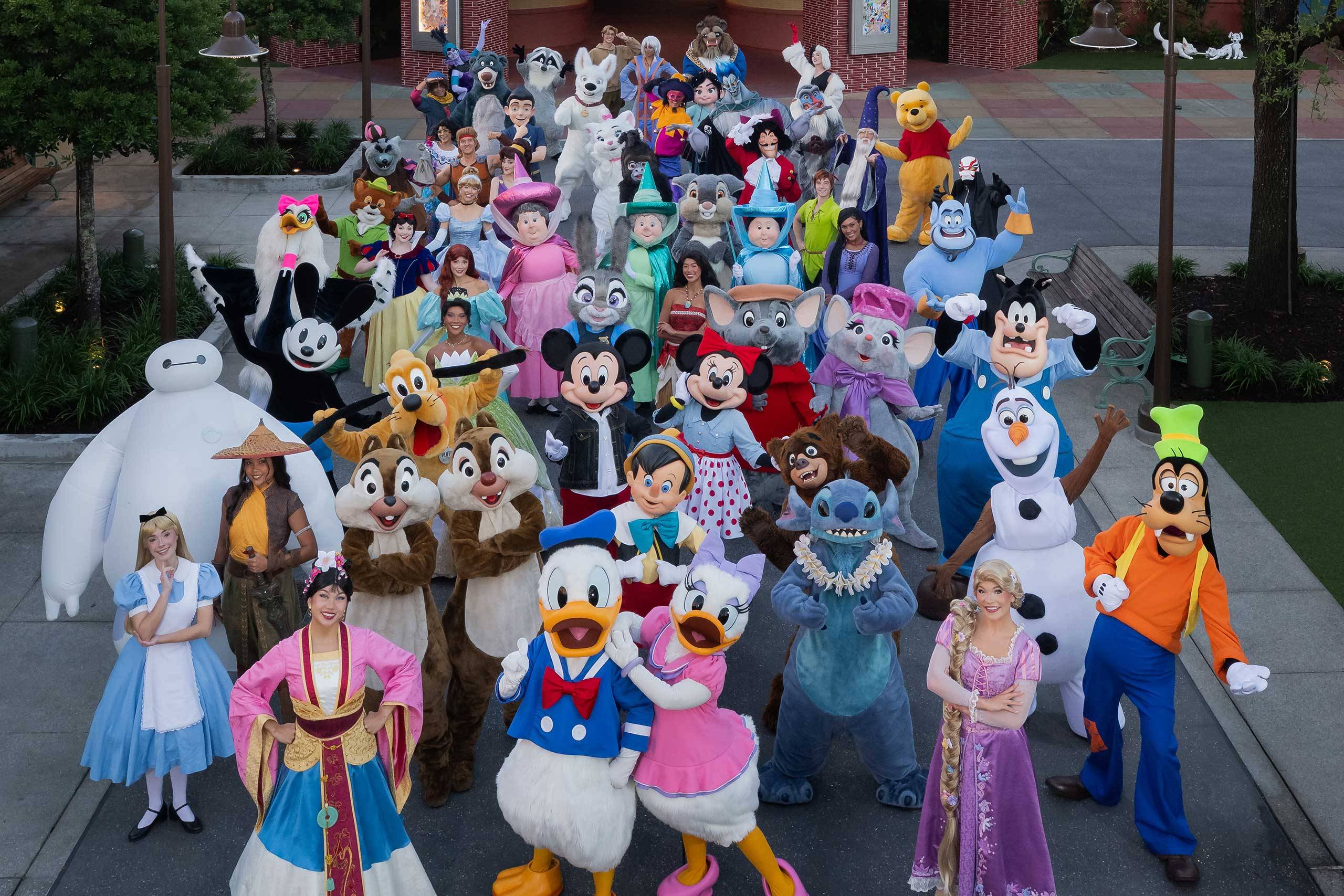 Magic of Disney Animation Opening Day: The 50-Character Group Photo - photo 2 of 2