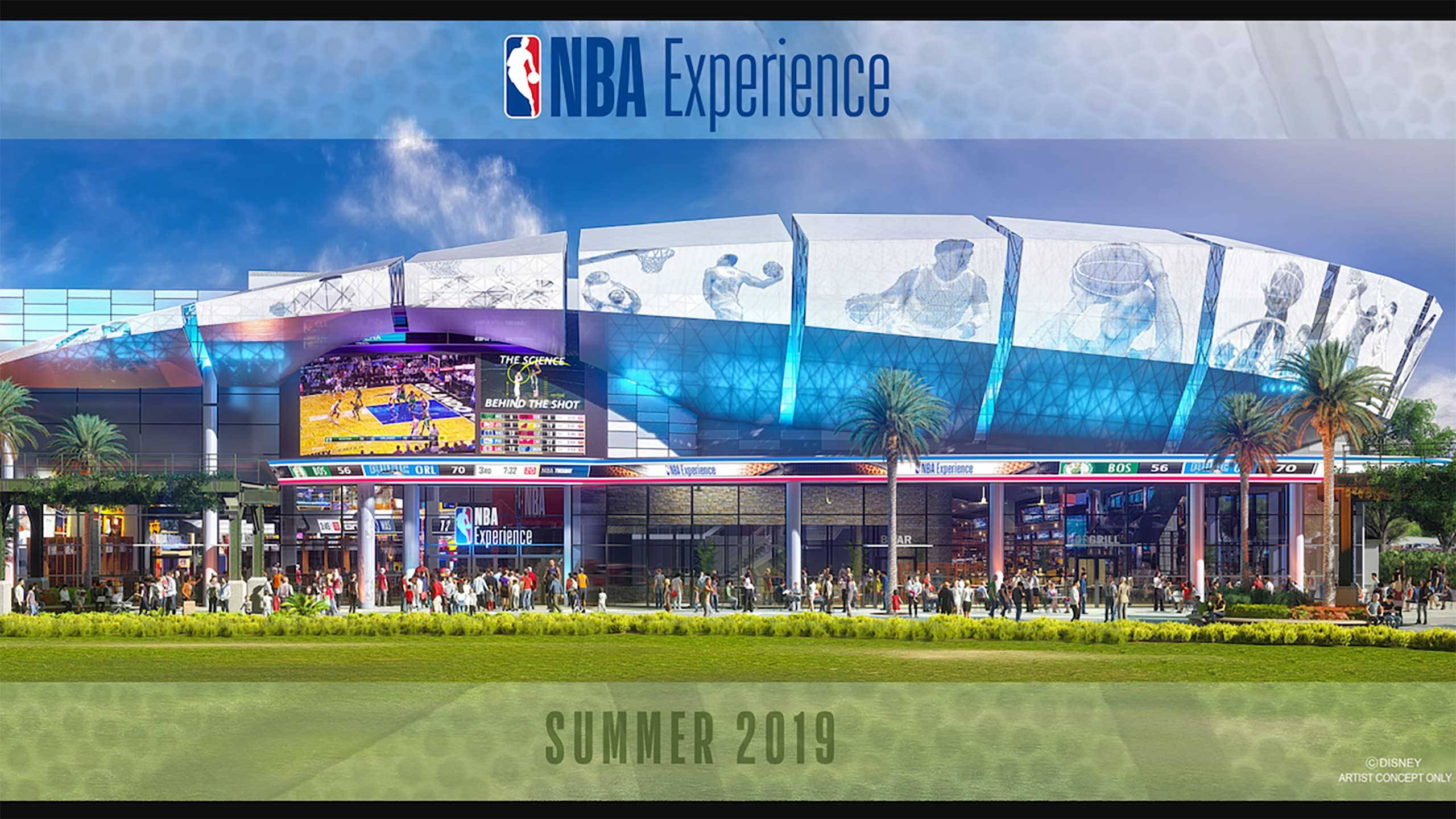 PHOTOS - Concept art and opening details for The NBA Experience at Disney Springs