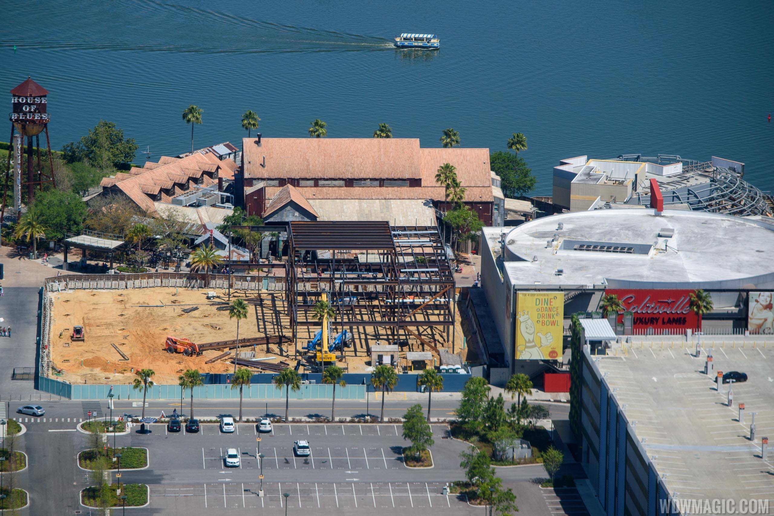 PHOTOS - Vertical construction of The NBA Experience gets underway at Disney Springs