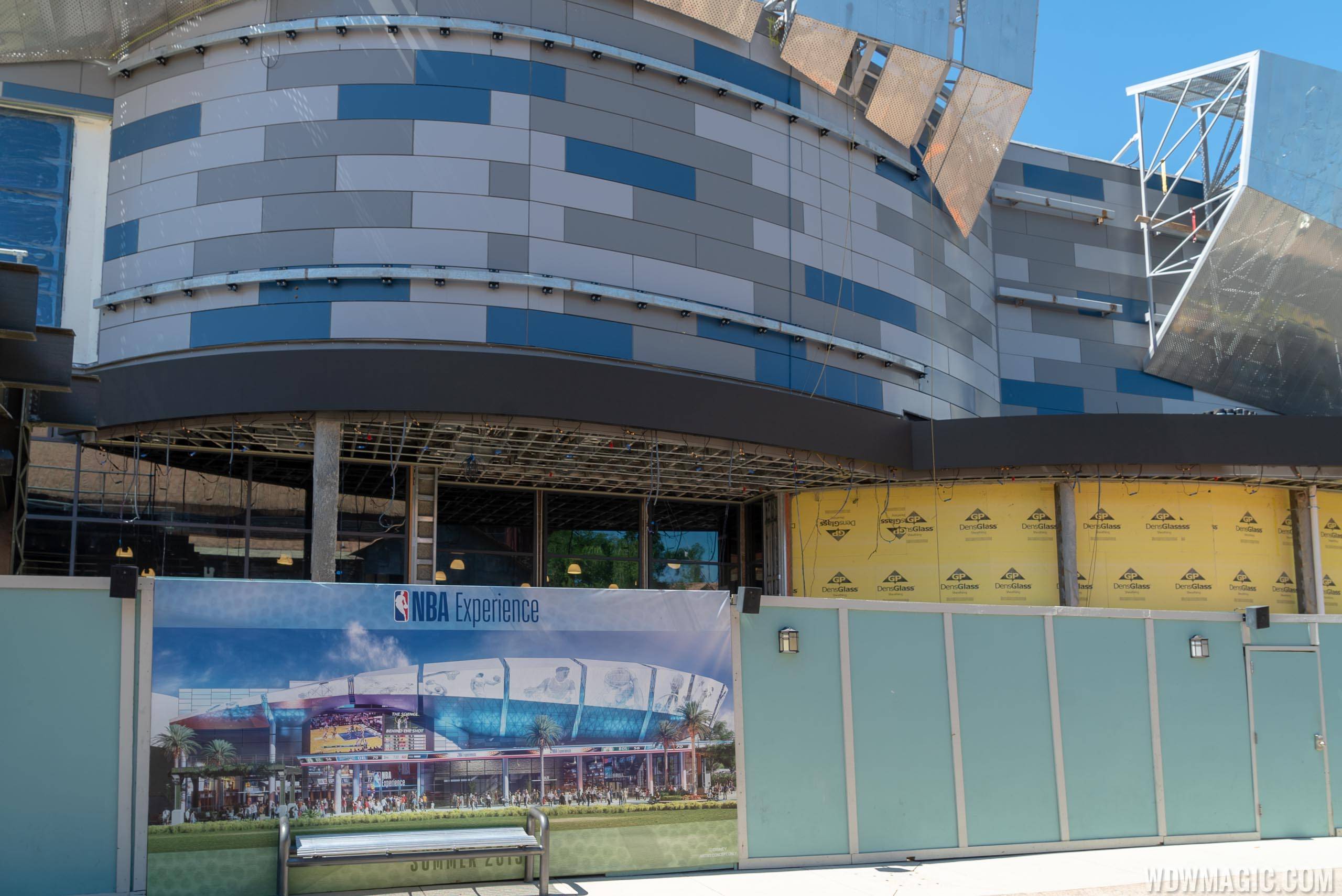 The NBA Experience and City Works construction - April 2019