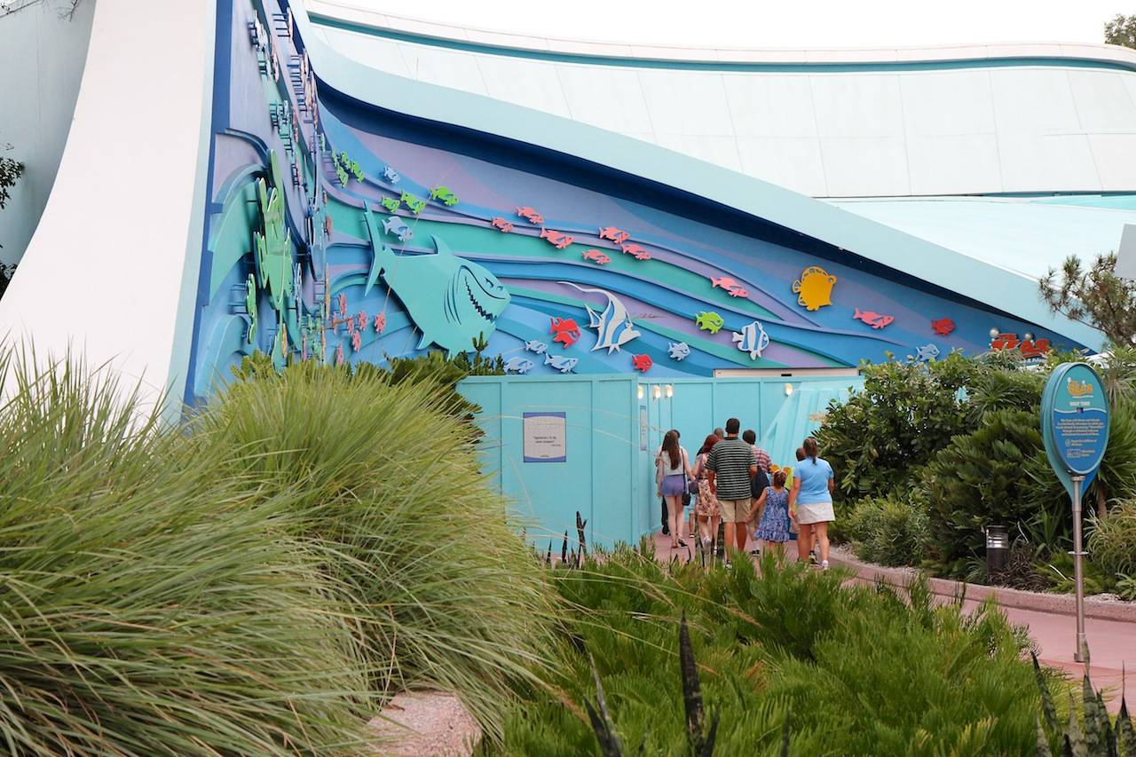 The Seas FASTPASS construction and new entry area