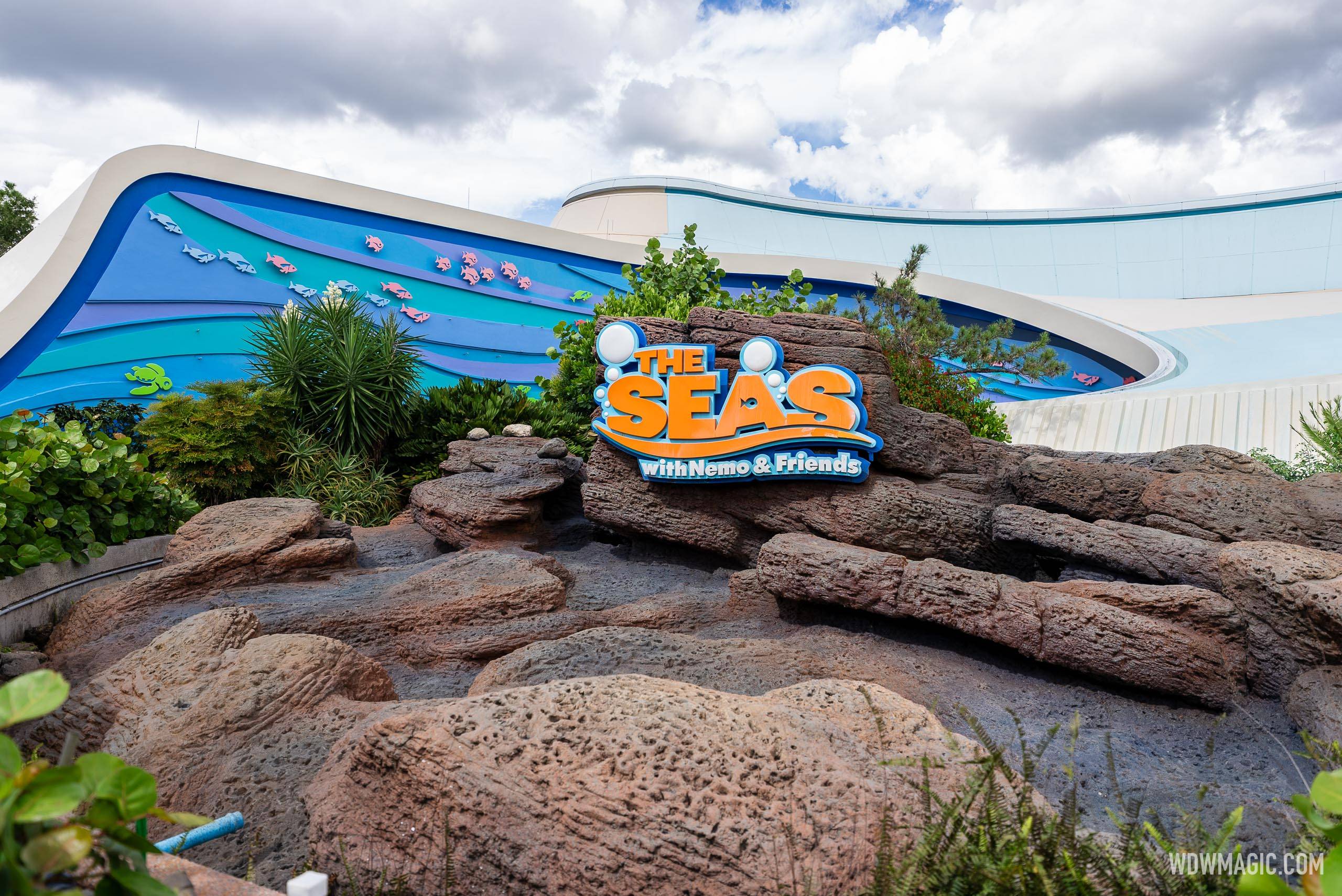 Exterior refurbishment at The Seas with Nemo and Friends - September 28 2023