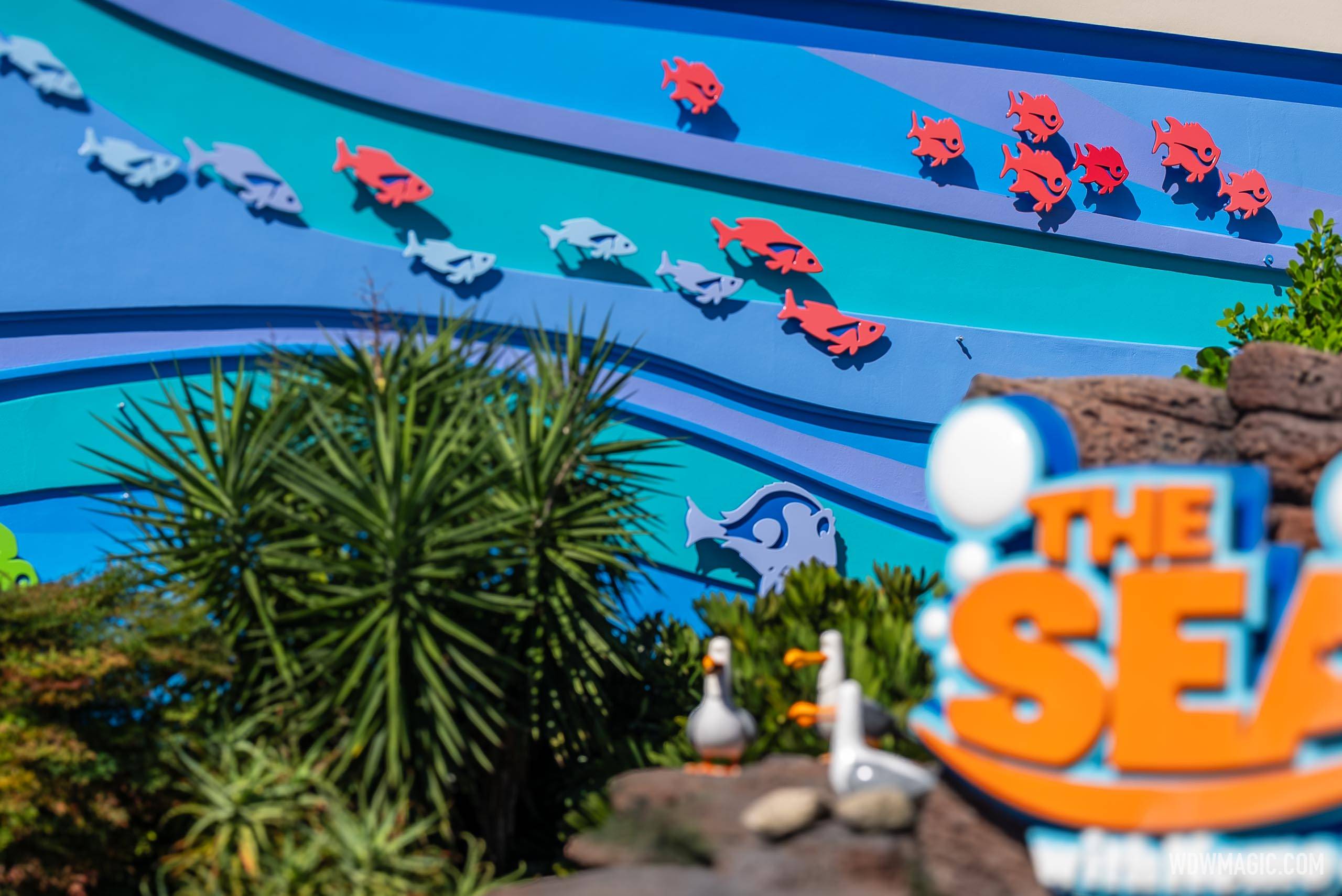Exterior refurbishment at The Seas with Nemo and Friends - November 21 2023