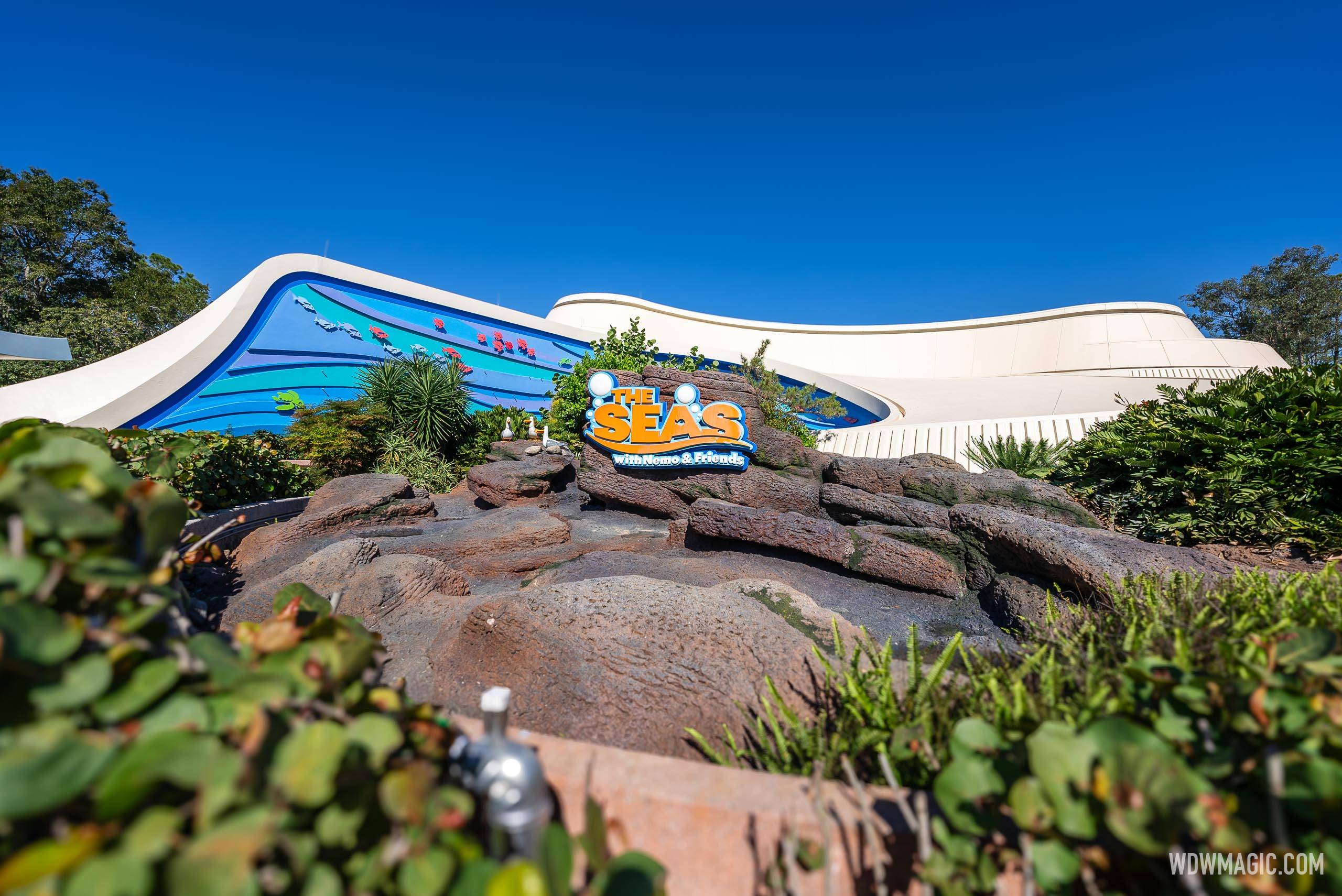 Exterior refurbishment at The Seas with Nemo and Friends - November 21 2023