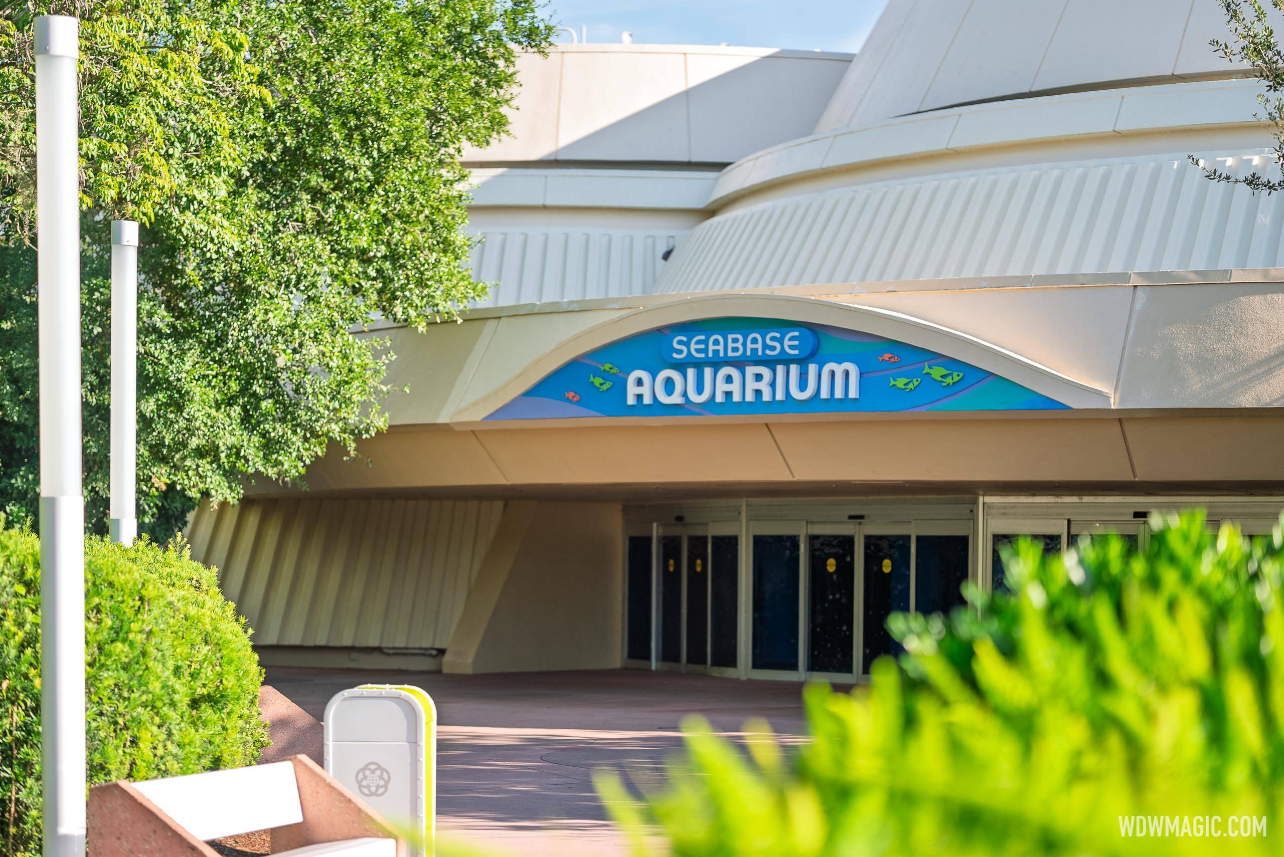 Seabase Aquarium Signage at The Seas with Nemo and Friends