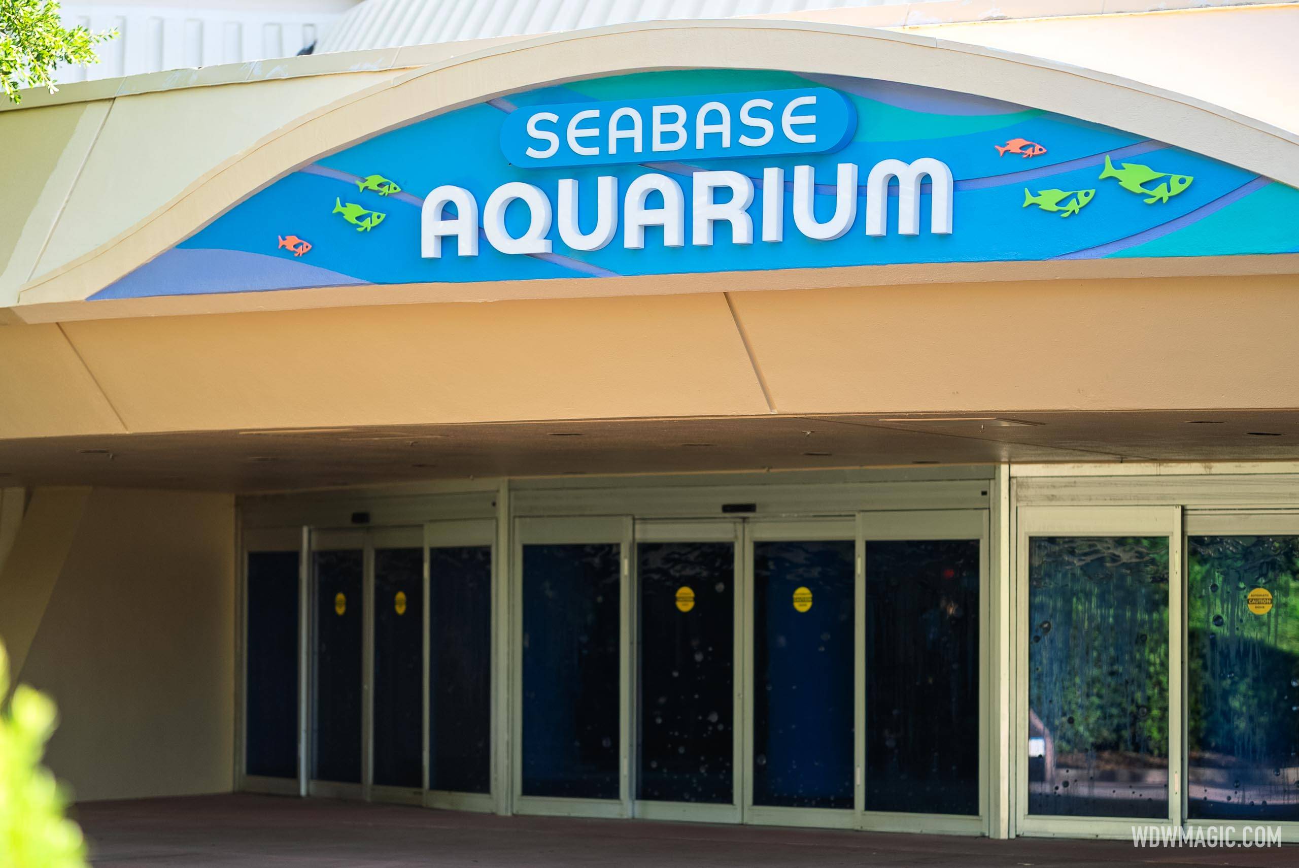 Seabase Aquarium Signage at The Seas with Nemo and Friends