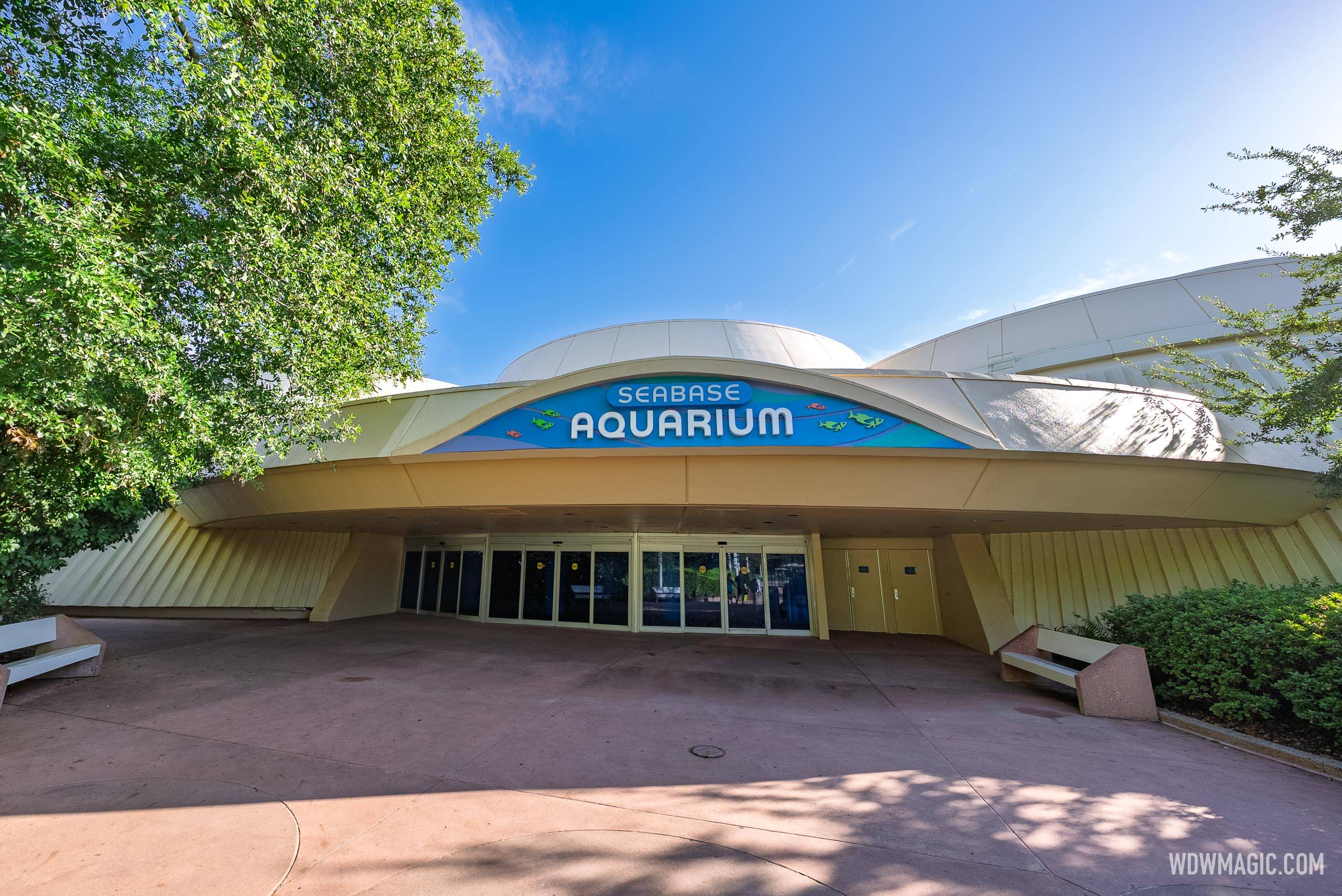 Seabase Aquarium Signage at The Seas with Nemo and Friends