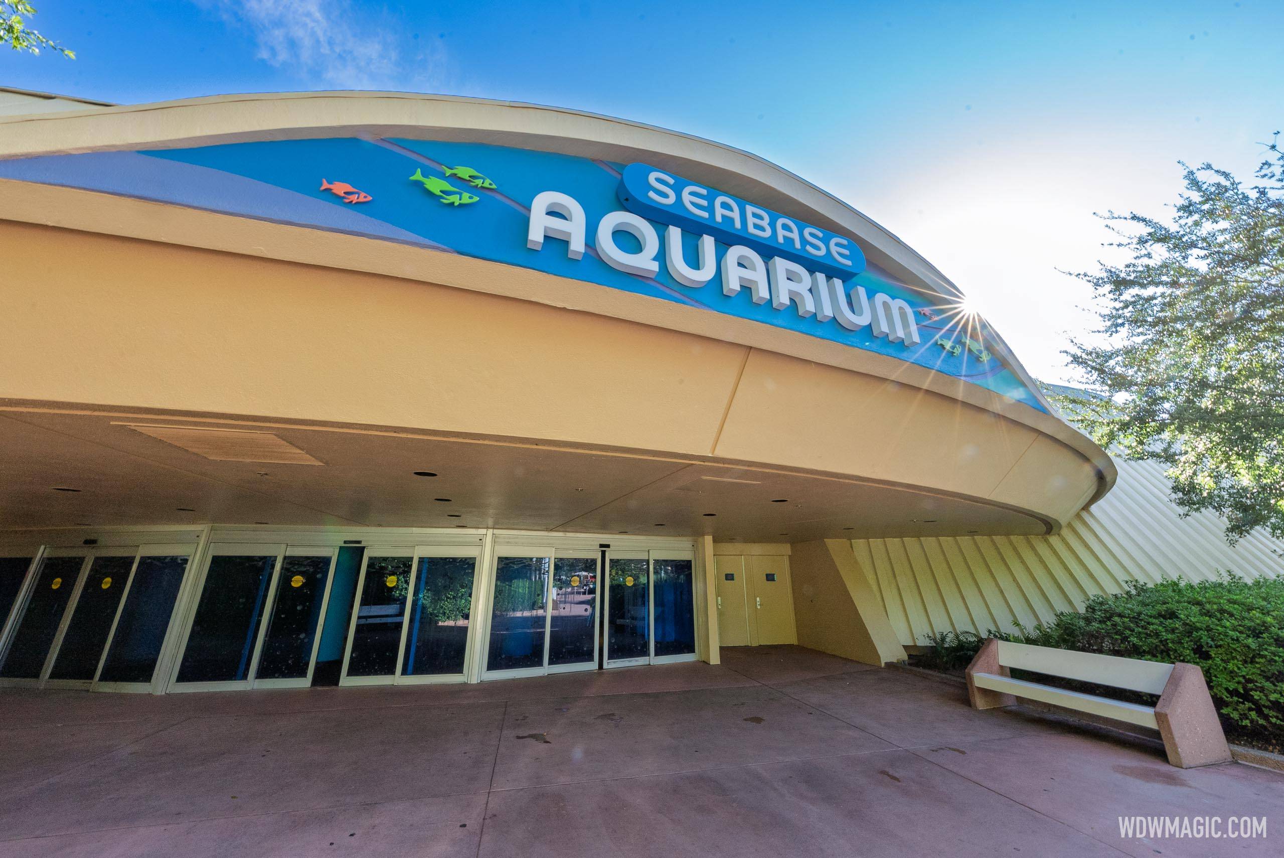 Seabase Aquarium Signage at The Seas with Nemo and Friends