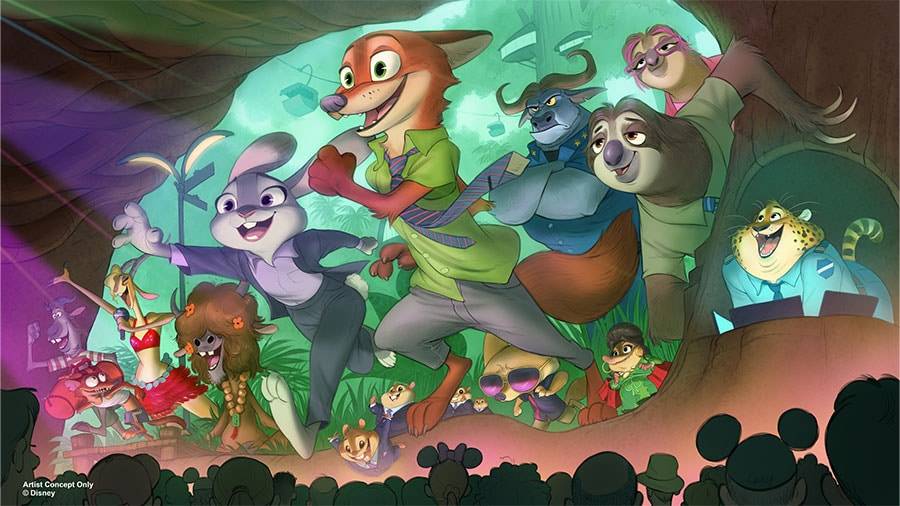 Zootopia show concept art