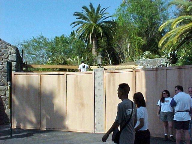 FASTPASS being installed at Tower of Terror
