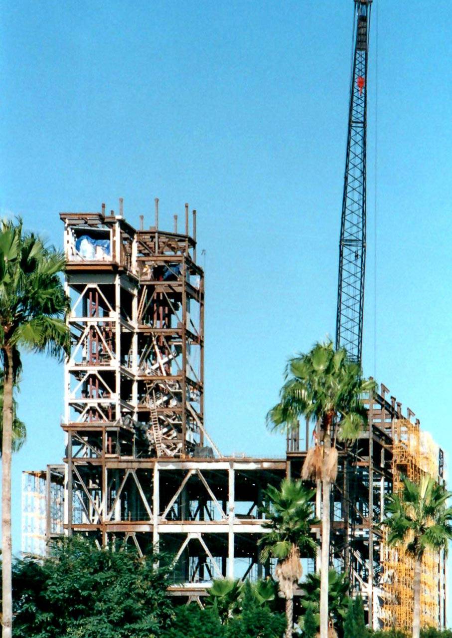 Tower of Terror construction - 1993