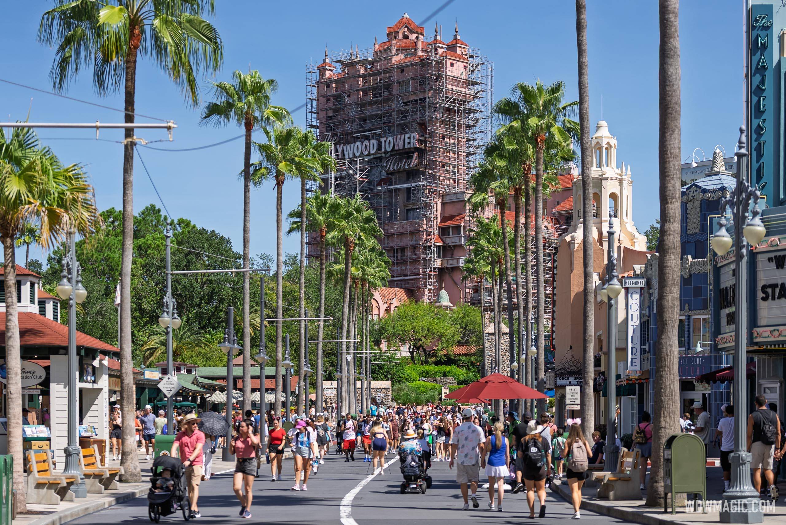 Scaffolding on Tower of Terror - September 2026