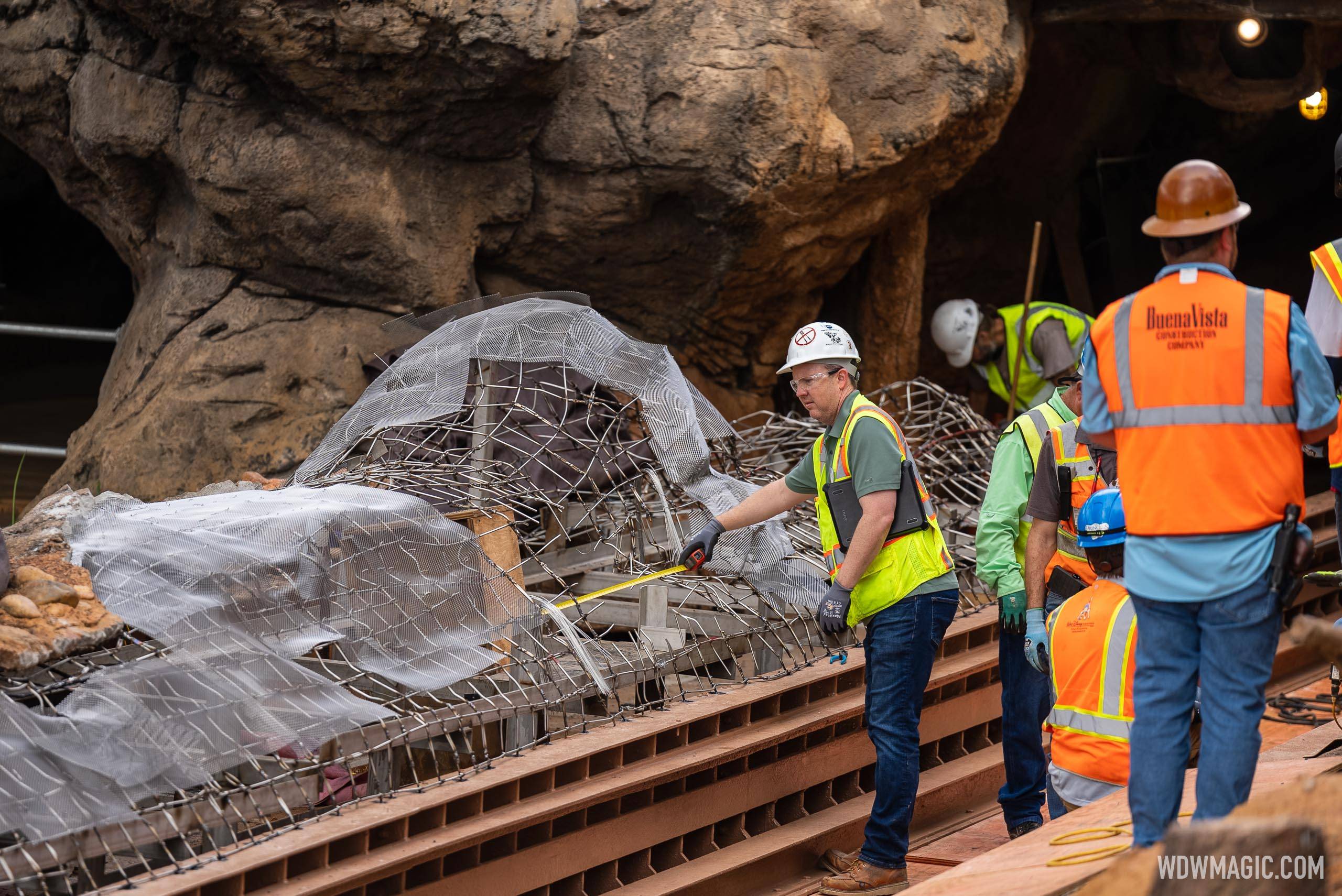 Latest look at Tiana's Bayou Adventure construction at Walt Disney World's Magic Kingdom