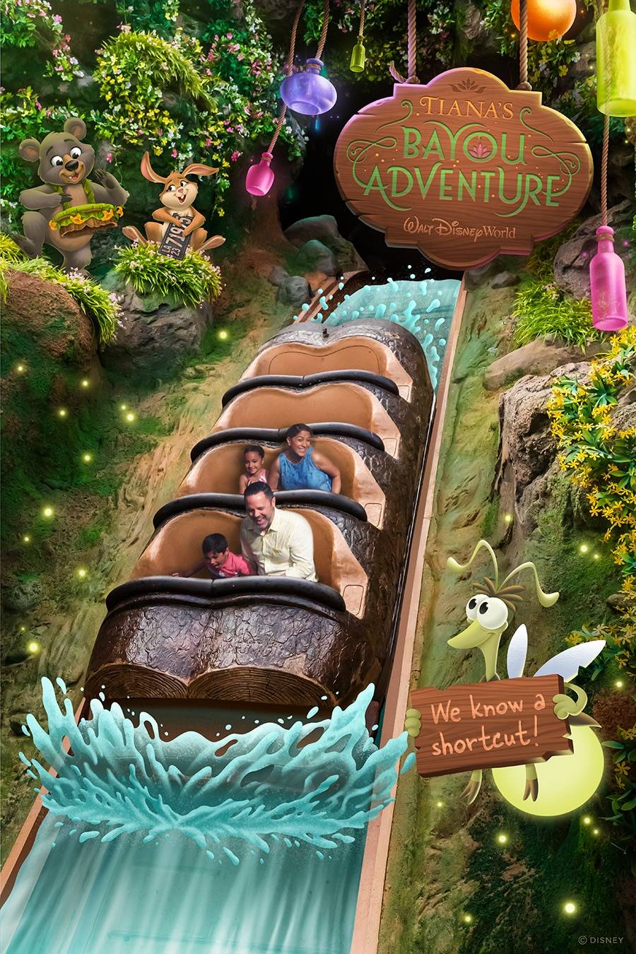 First Look at Tiana's Bayou Adventure On-Ride Photo