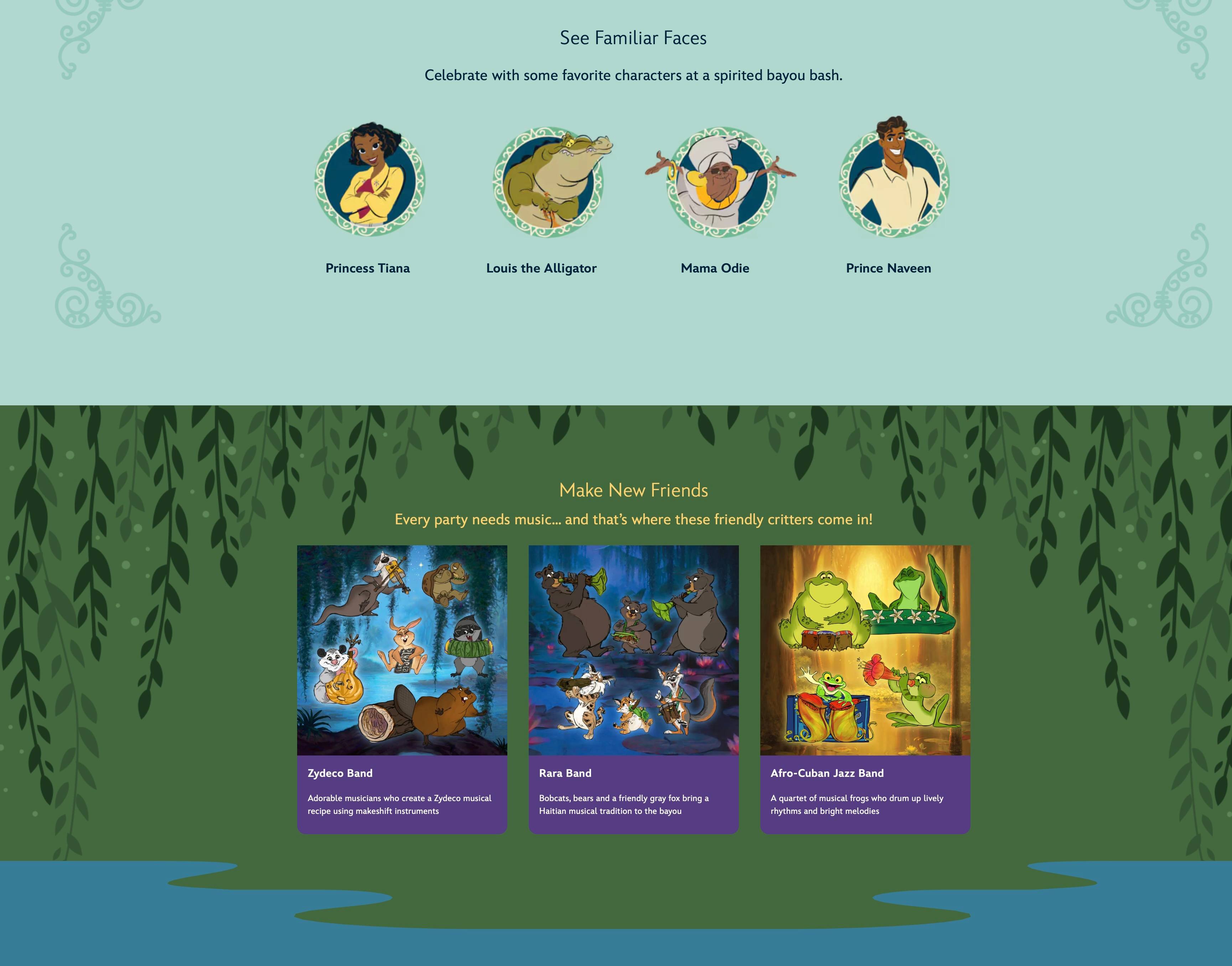 Disney Unveils New Webpage for Tiana's Bayou Adventure