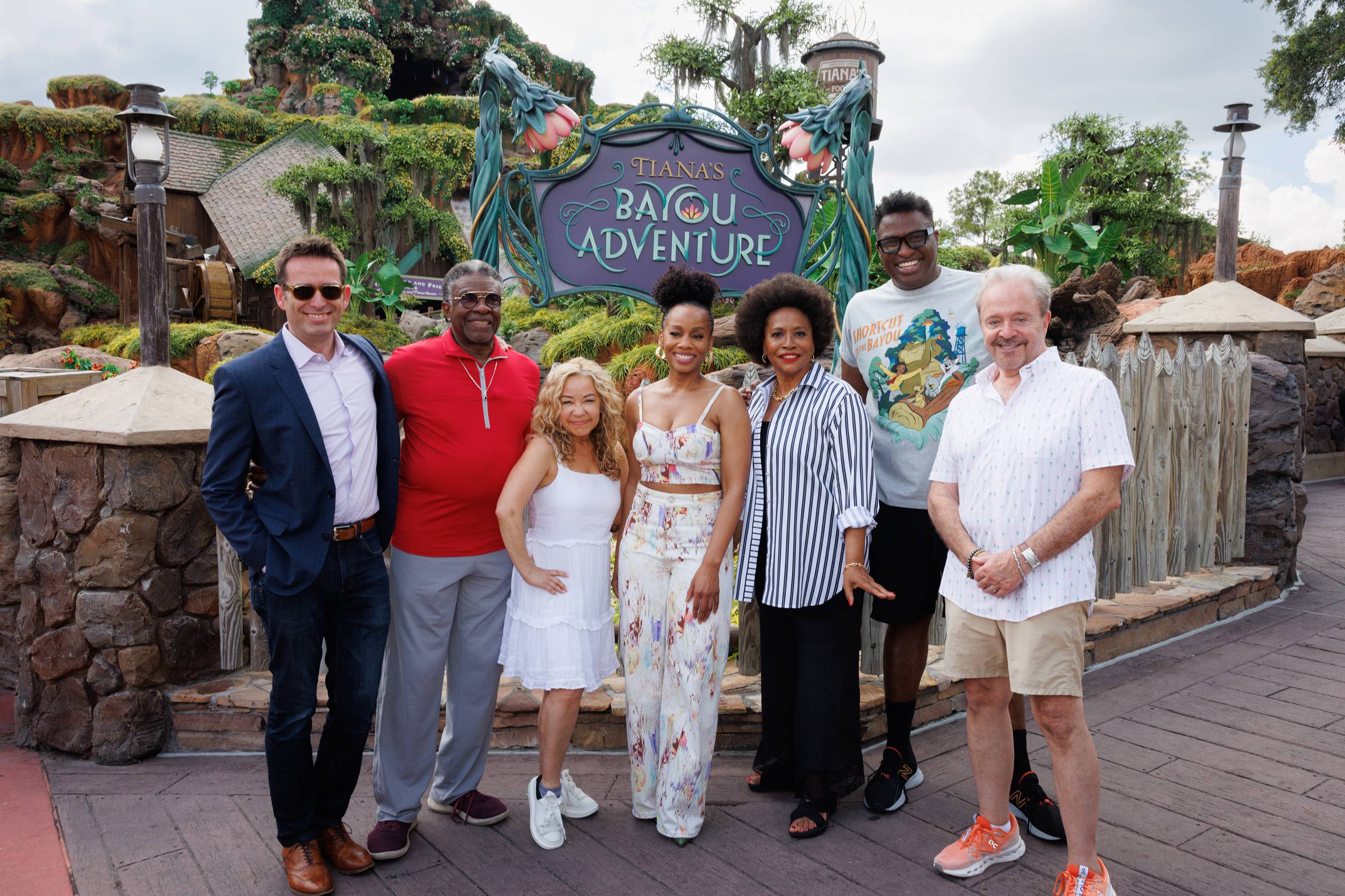 Disney World Hosts 'The Princess and the Frog' Cast for Tiana's Bayou Adventure Launch