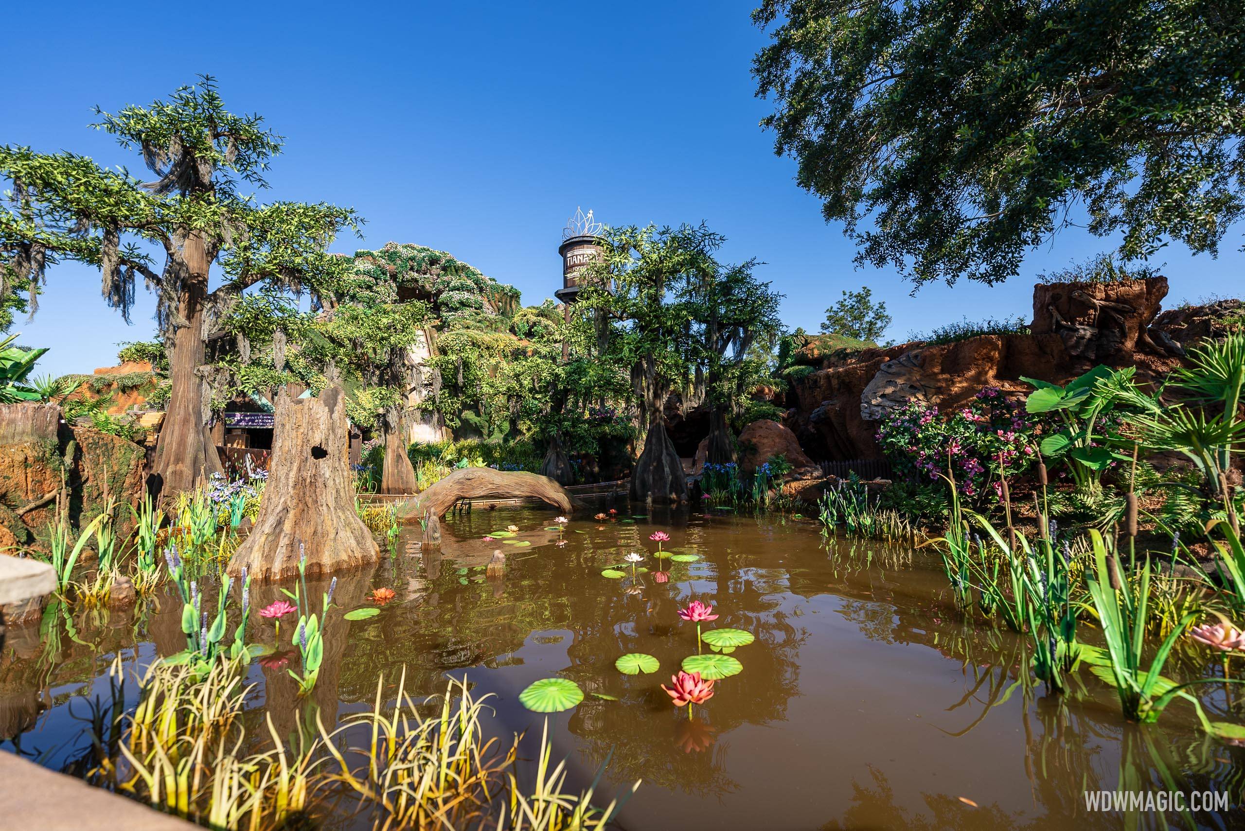 Tiana's Bayou Adventure Exterior and Queue