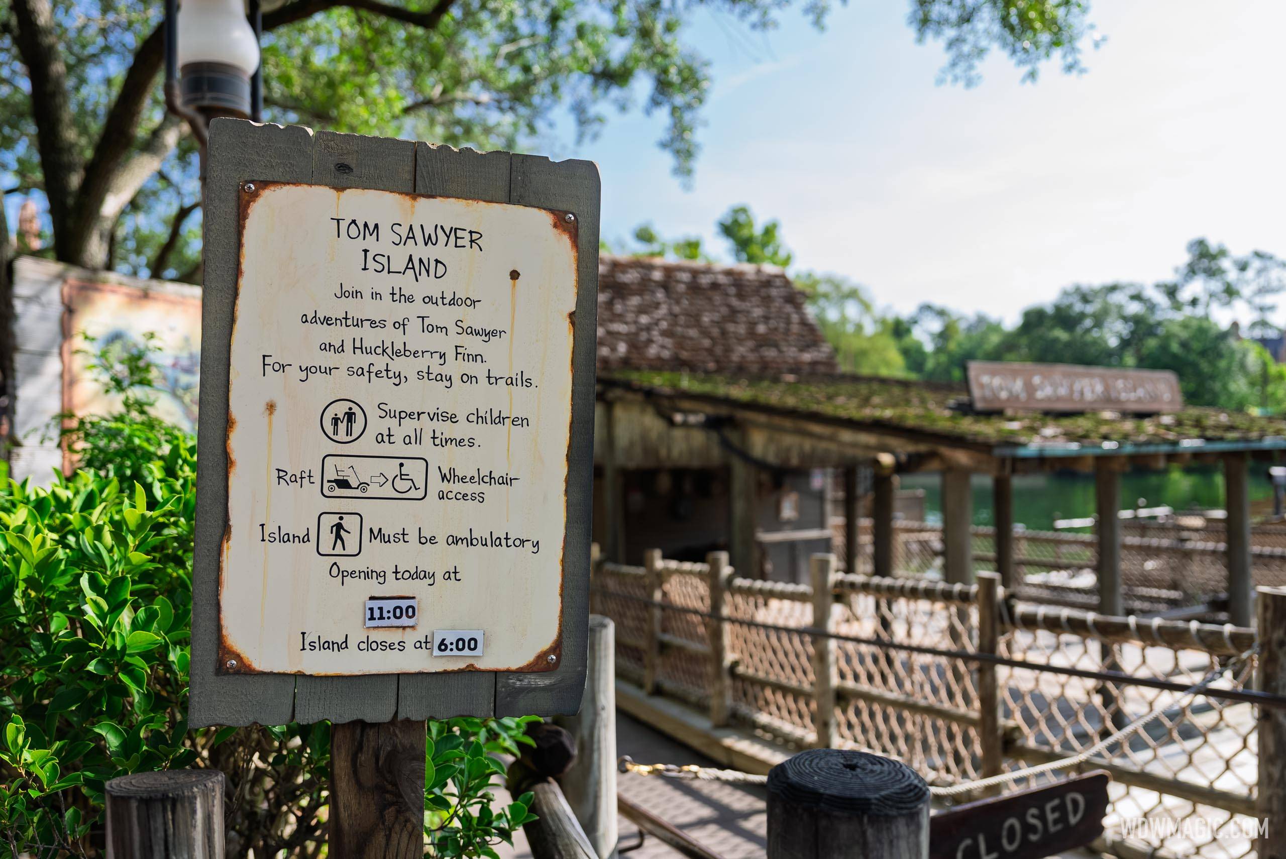 Tom Sawyer Island June 2025