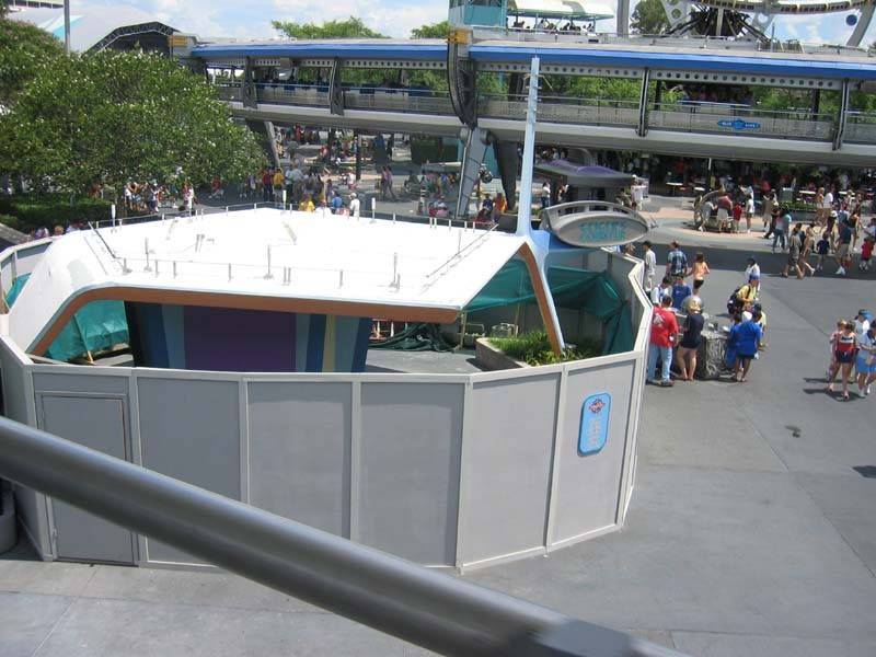 New DVC sales booth location cosntruction