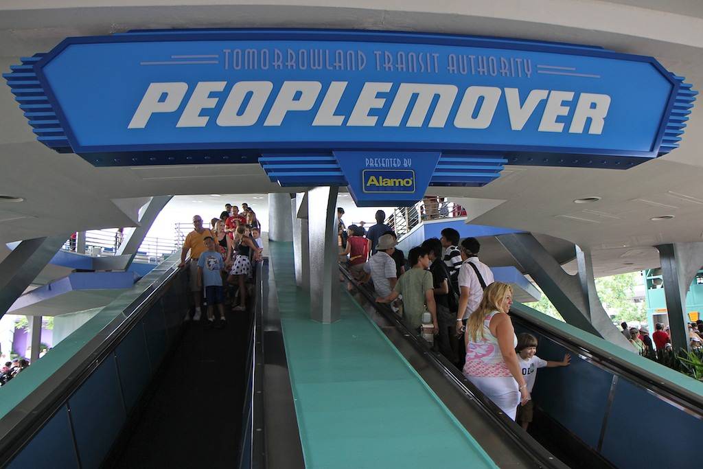 Tomorrowland Transit Authority PeopleMover signage