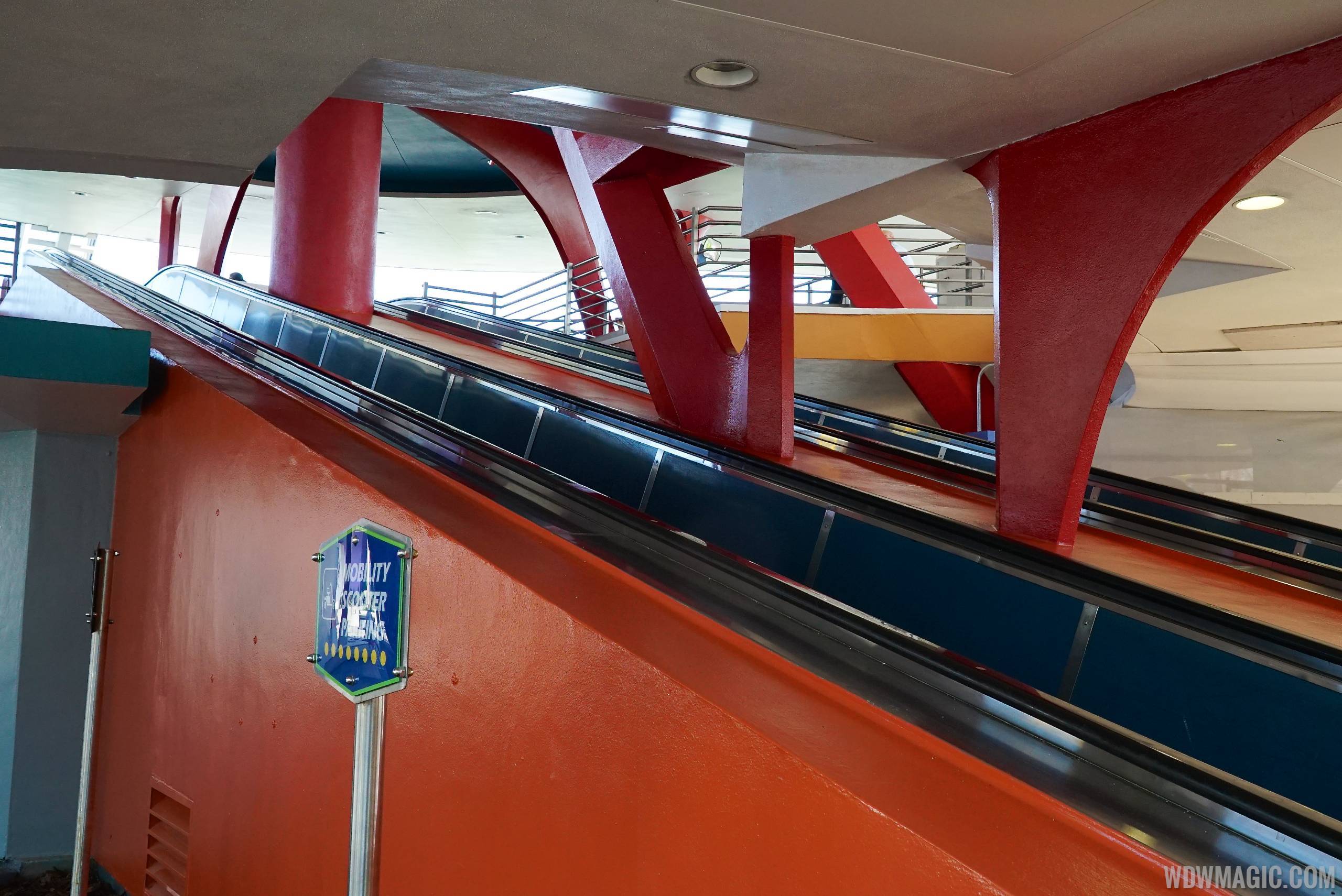 Tomorrowland Transit Authority PeopleMover new color scheme