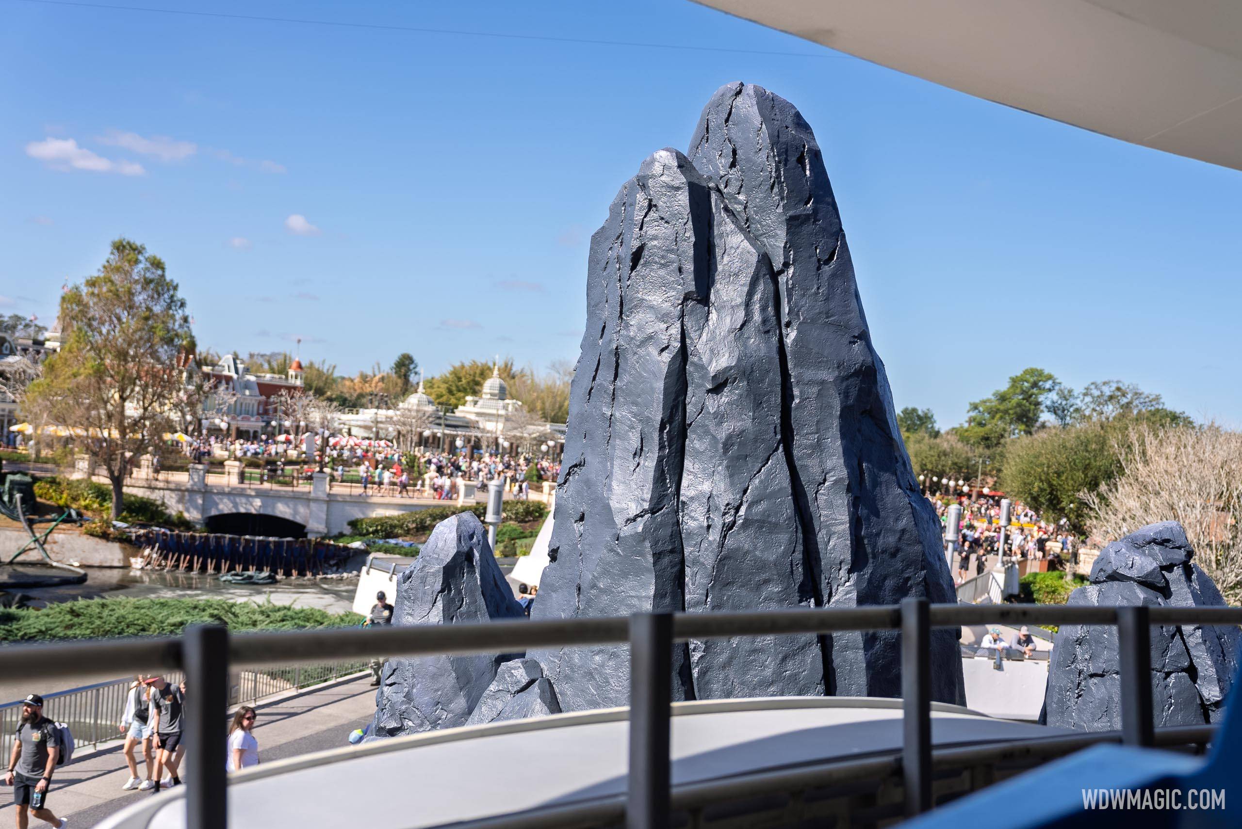 Tomorrowland rock repainting - February 23, 2026